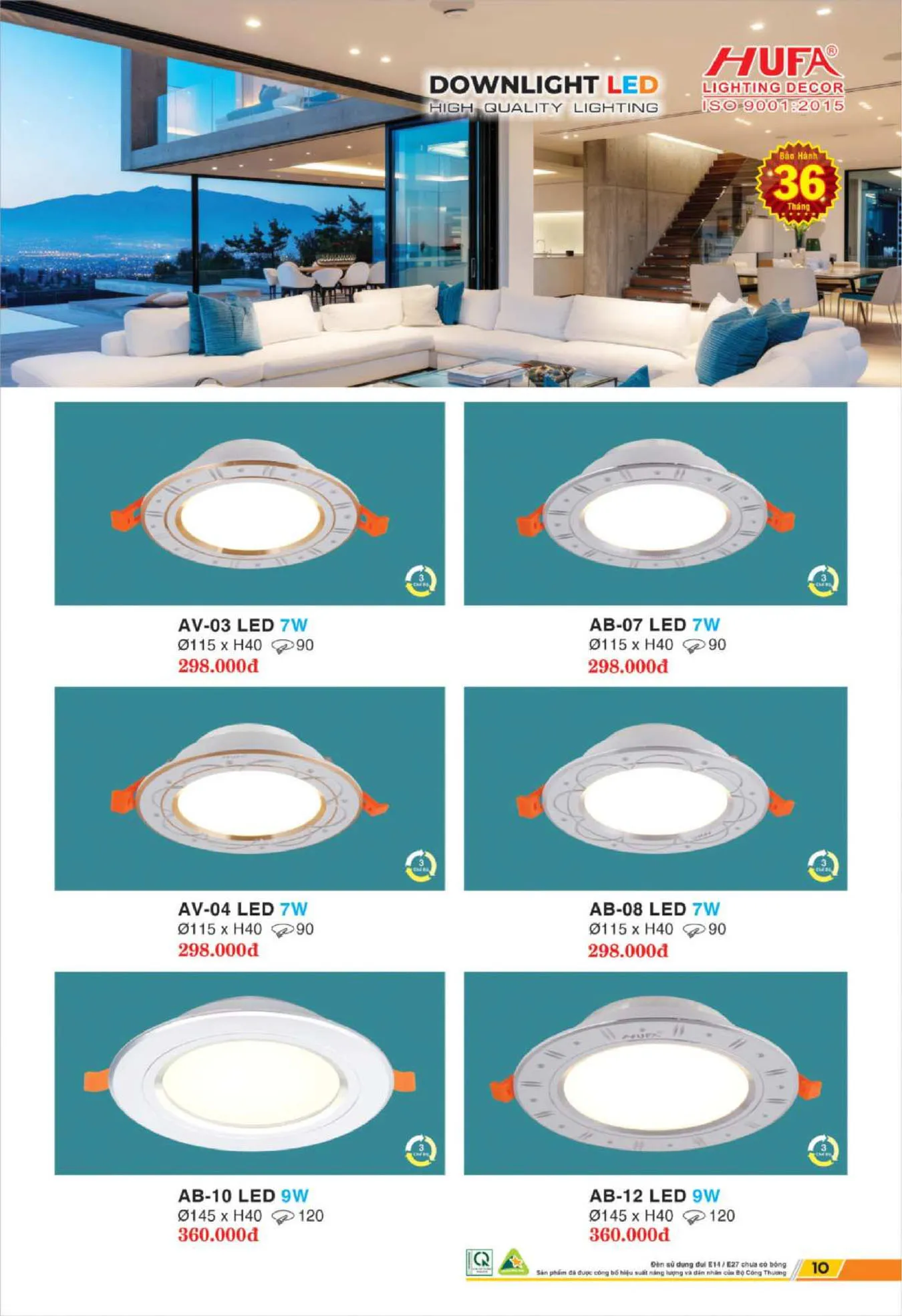 Bảng Giá Đèn Chiếu Sáng LED HUFA 2025 - Trang 11)