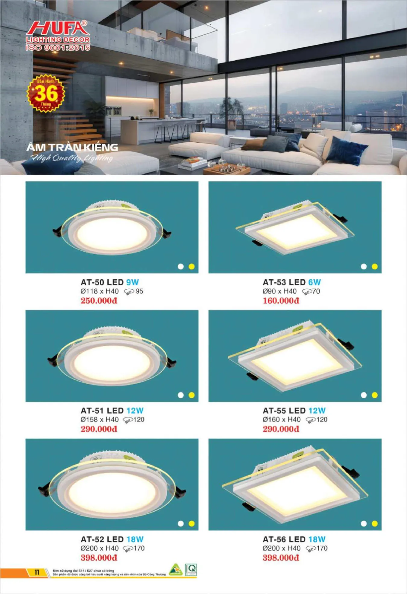 Bảng Giá Đèn Chiếu Sáng LED HUFA 2025 - Trang 12)