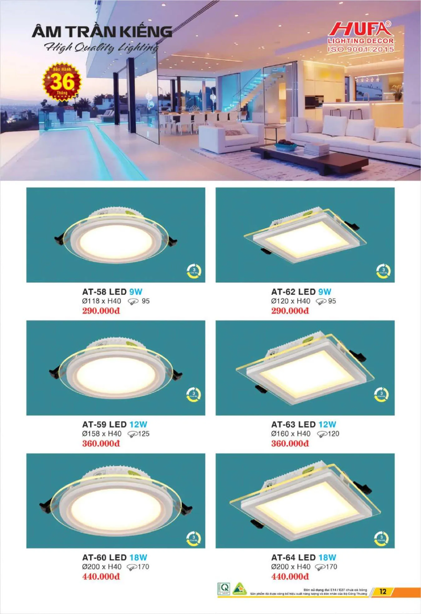 Bảng Giá Đèn Chiếu Sáng LED HUFA 2025 - Trang 13)