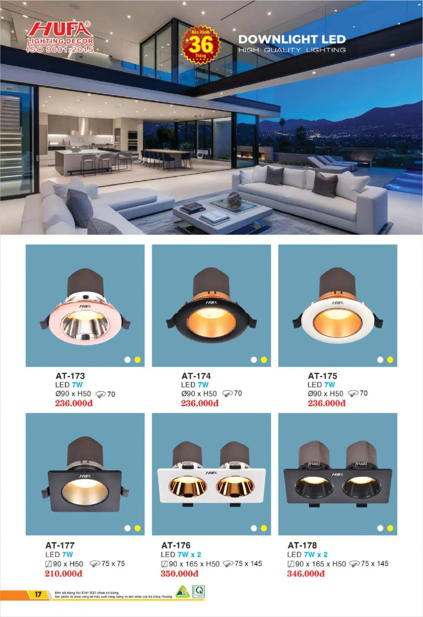 Bảng Giá Đèn Chiếu Sáng LED HUFA 2025 - Trang 18)
