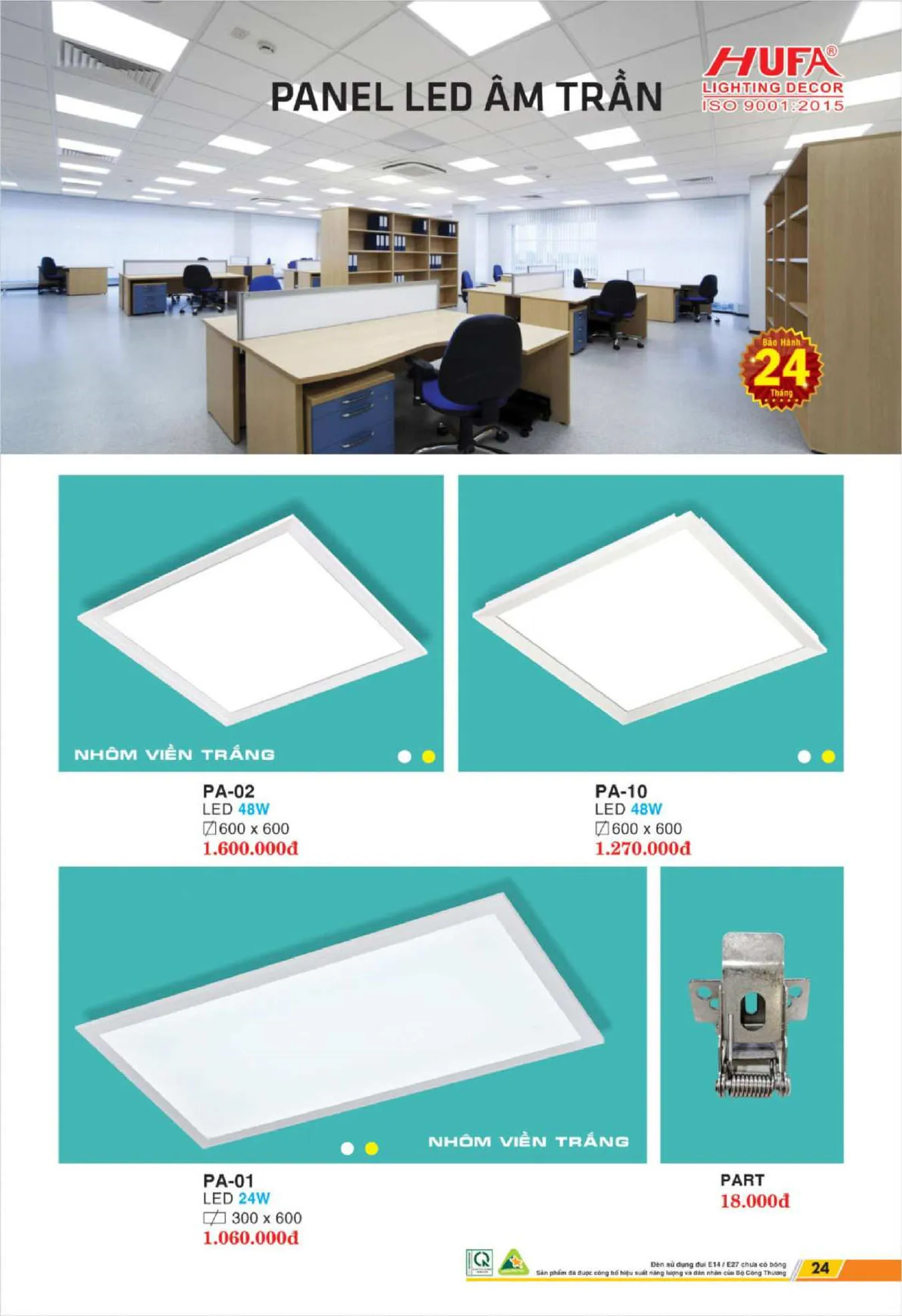 Bảng Giá Đèn Chiếu Sáng LED HUFA 2025 - Trang 25)