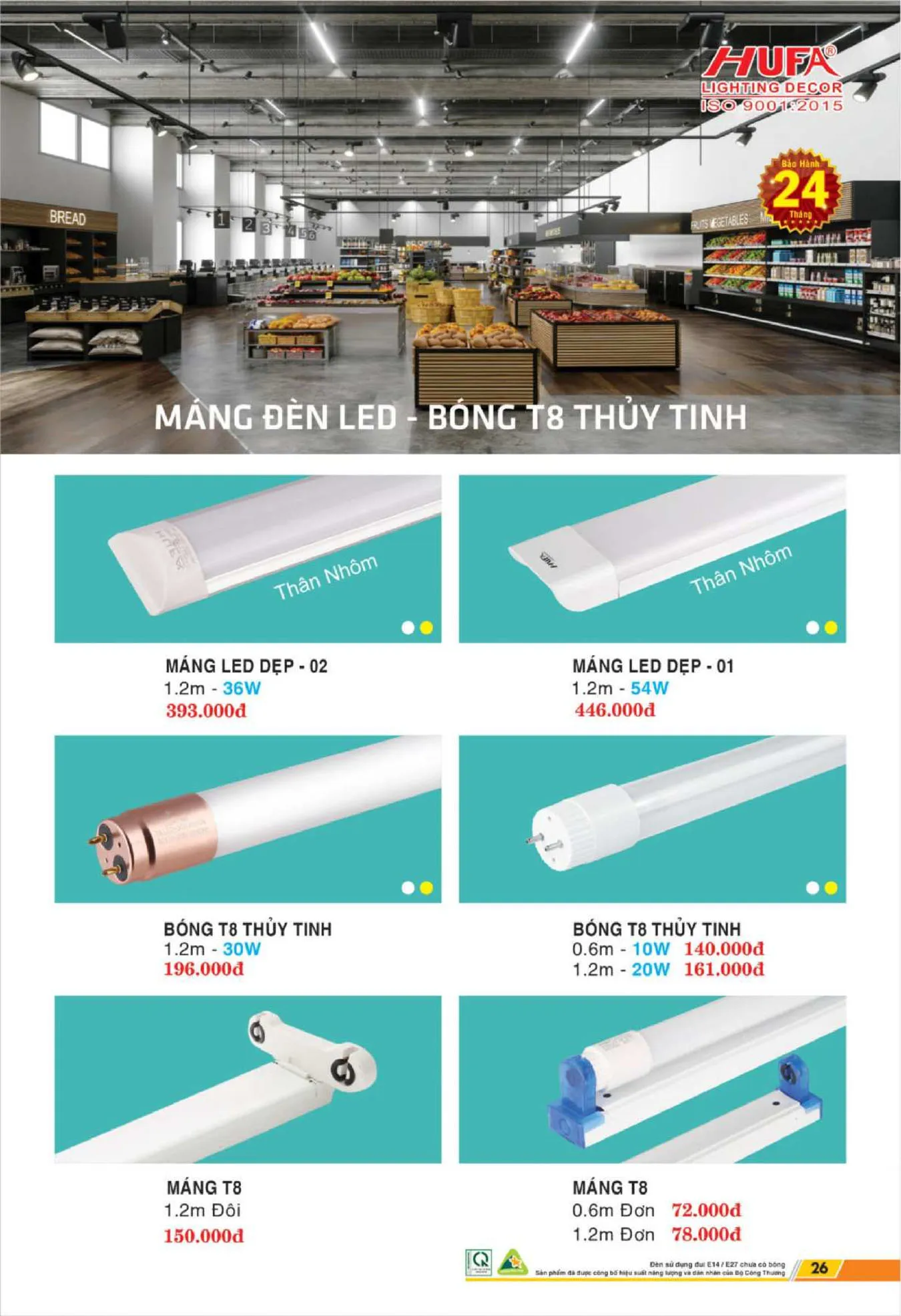 Bảng Giá Đèn Chiếu Sáng LED HUFA 2025 - Trang 27)