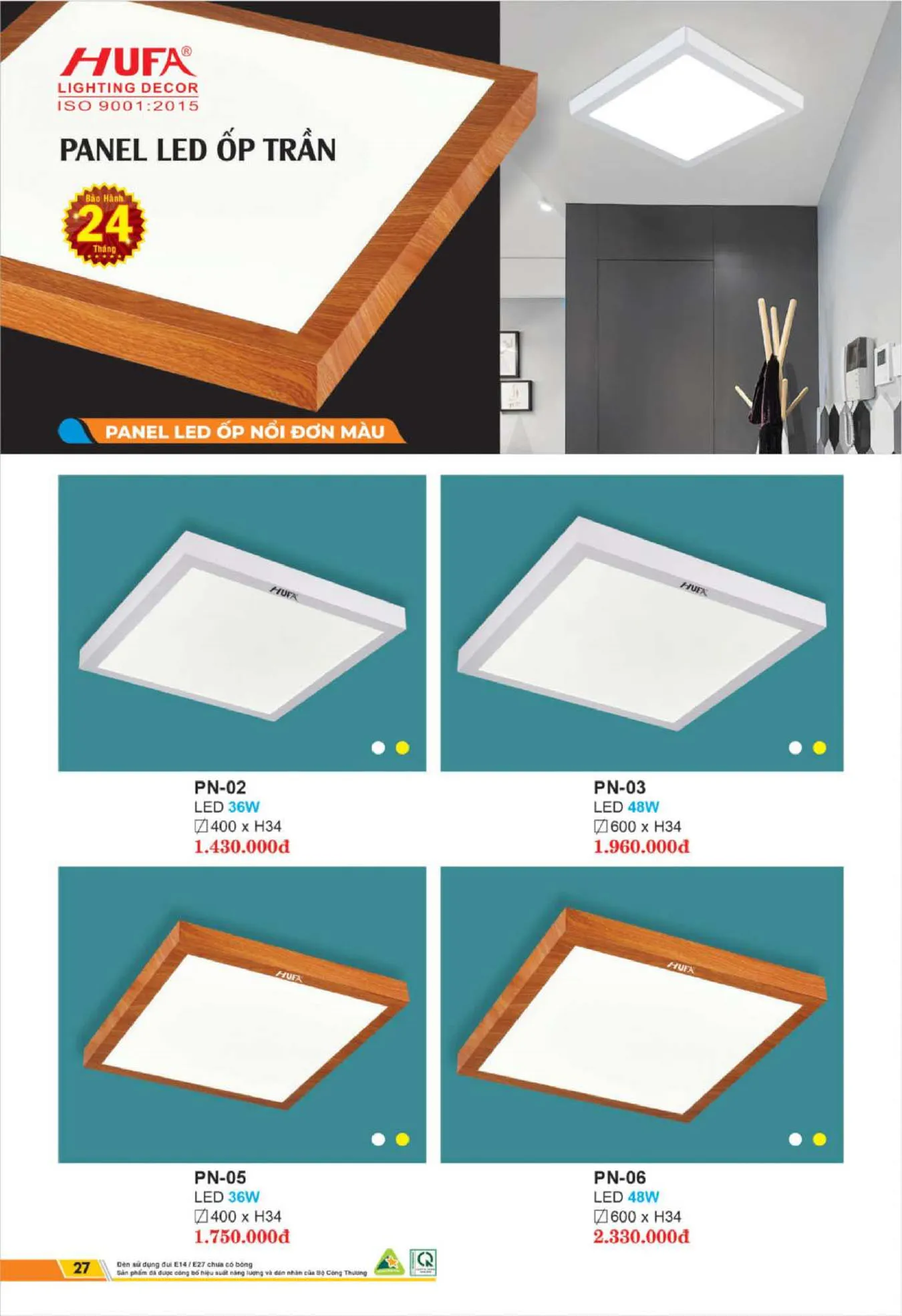 Bảng Giá Đèn Chiếu Sáng LED HUFA 2025 - Trang 28)