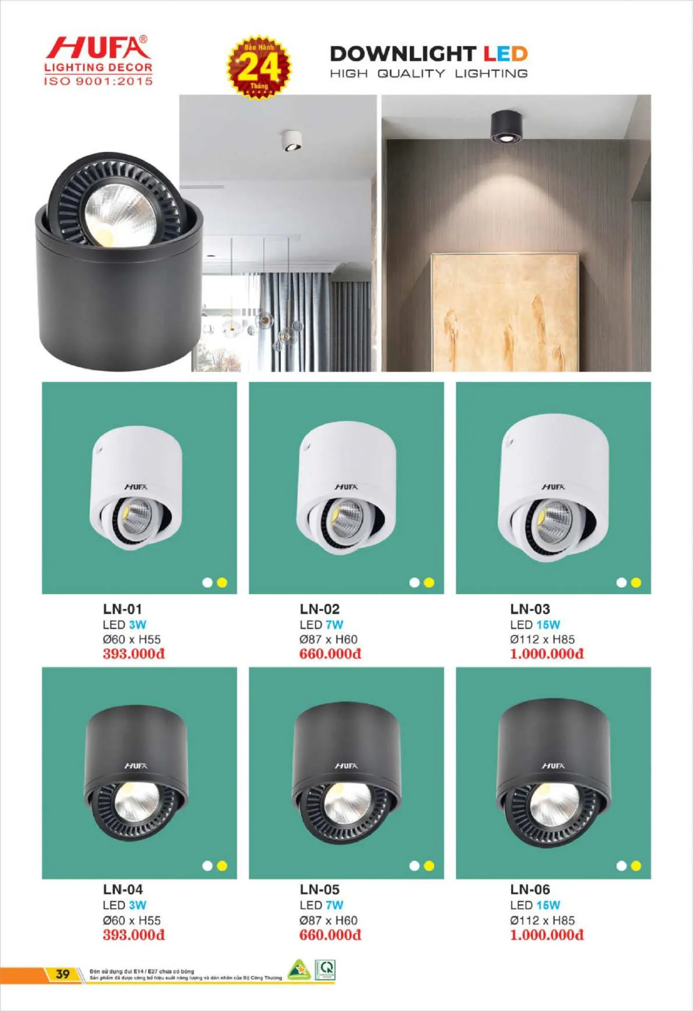 Bảng Giá Đèn Chiếu Sáng LED HUFA 2025 - Trang 40)