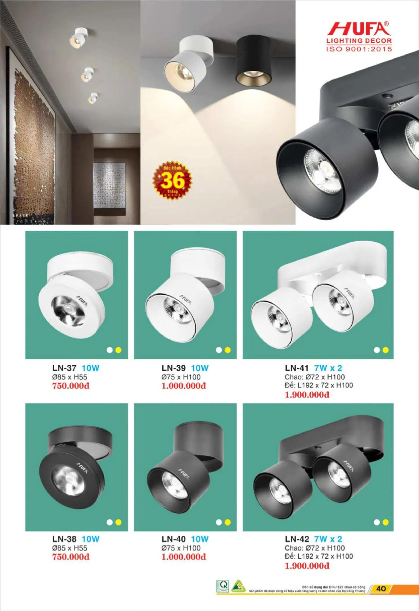 Bảng Giá Đèn Chiếu Sáng LED HUFA 2025 - Trang 41)