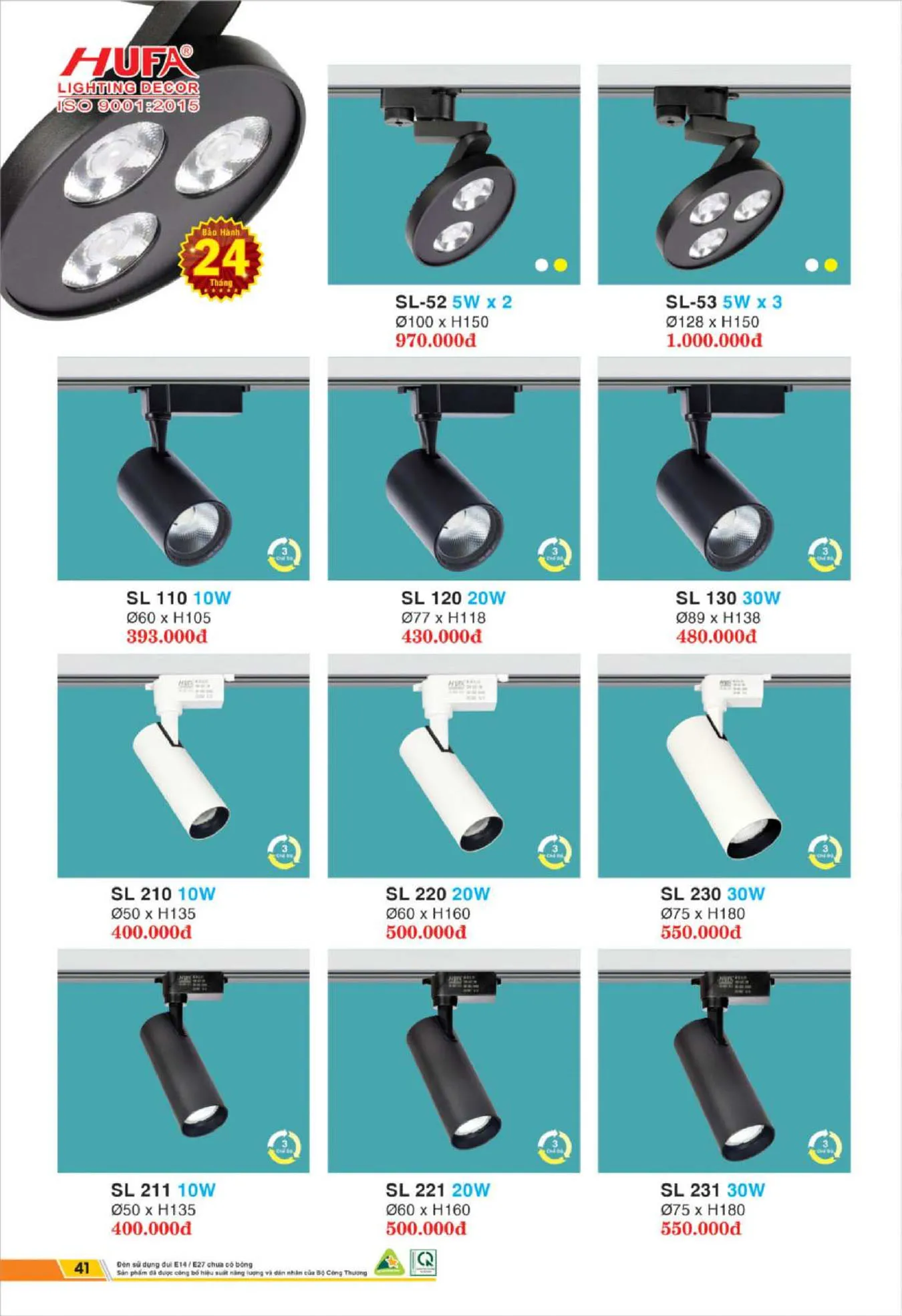 Bảng Giá Đèn Chiếu Sáng LED HUFA 2025 - Trang 42)