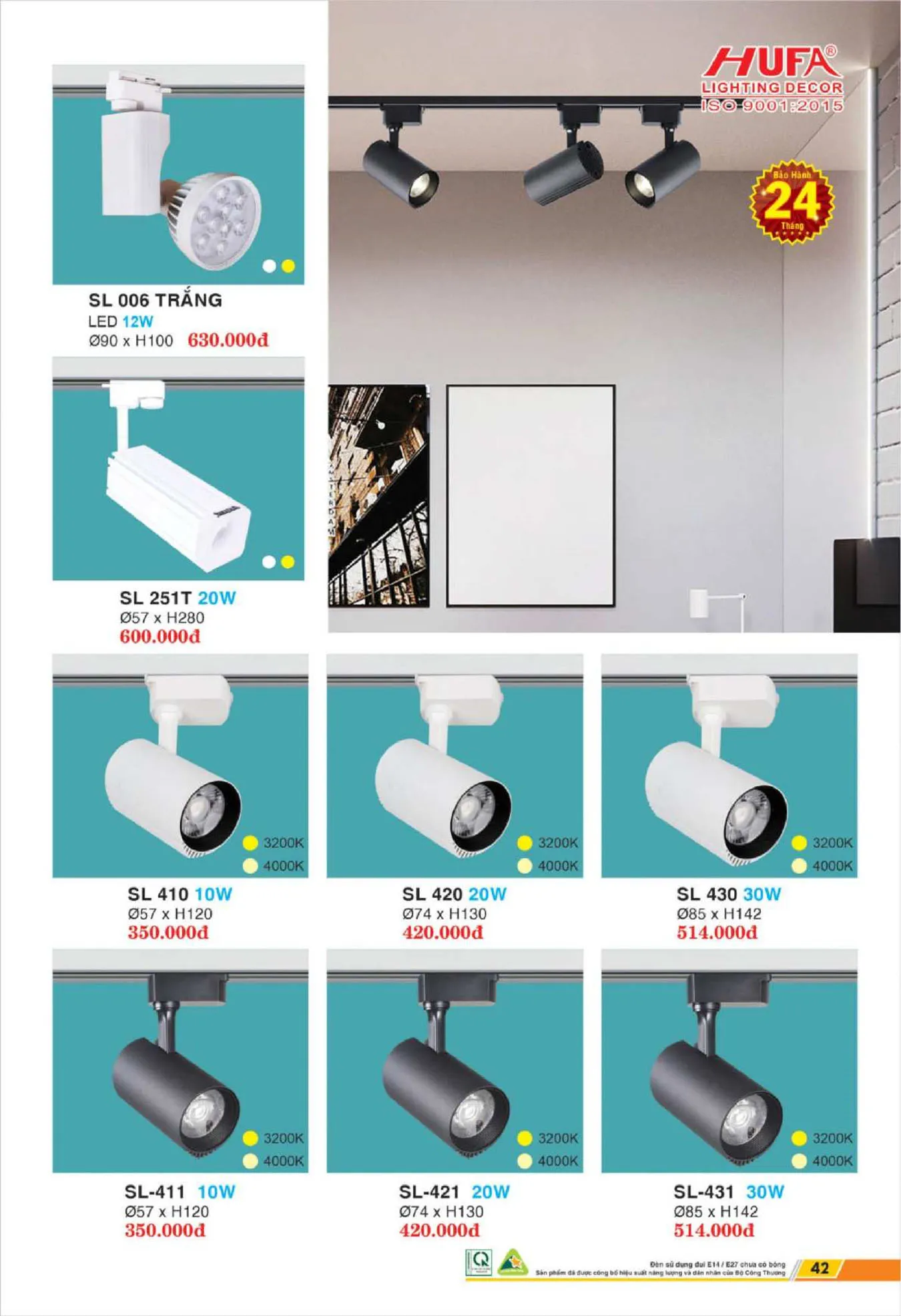 Bảng Giá Đèn Chiếu Sáng LED HUFA 2025 - Trang 43)