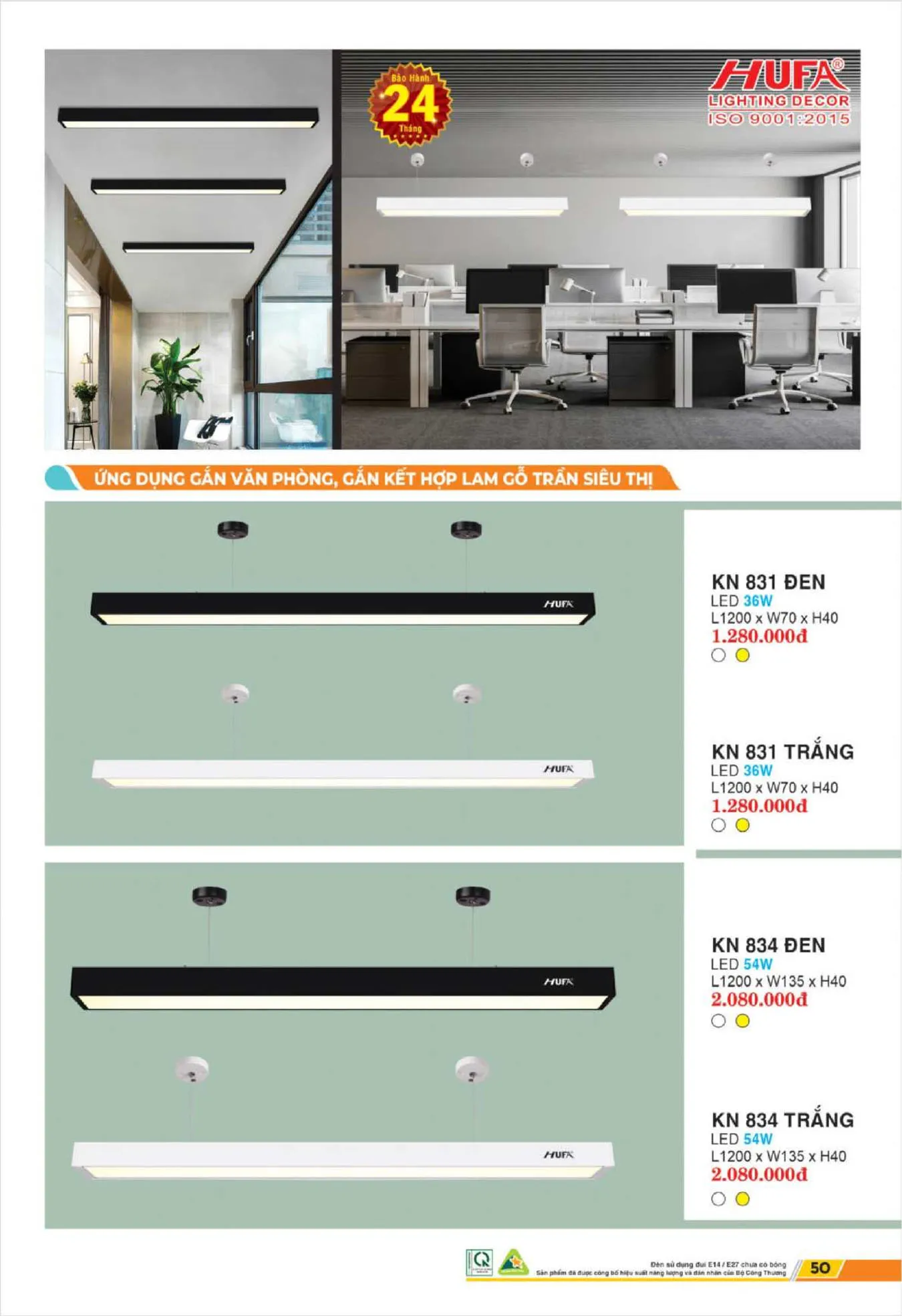 Bảng Giá Đèn Chiếu Sáng LED HUFA 2025 - Trang 51)