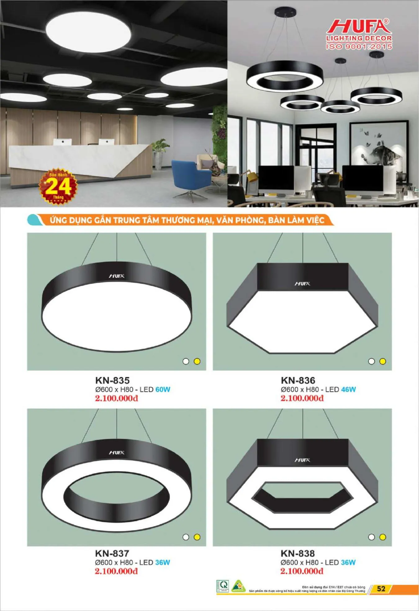 Bảng Giá Đèn Chiếu Sáng LED HUFA 2025 - Trang 53)