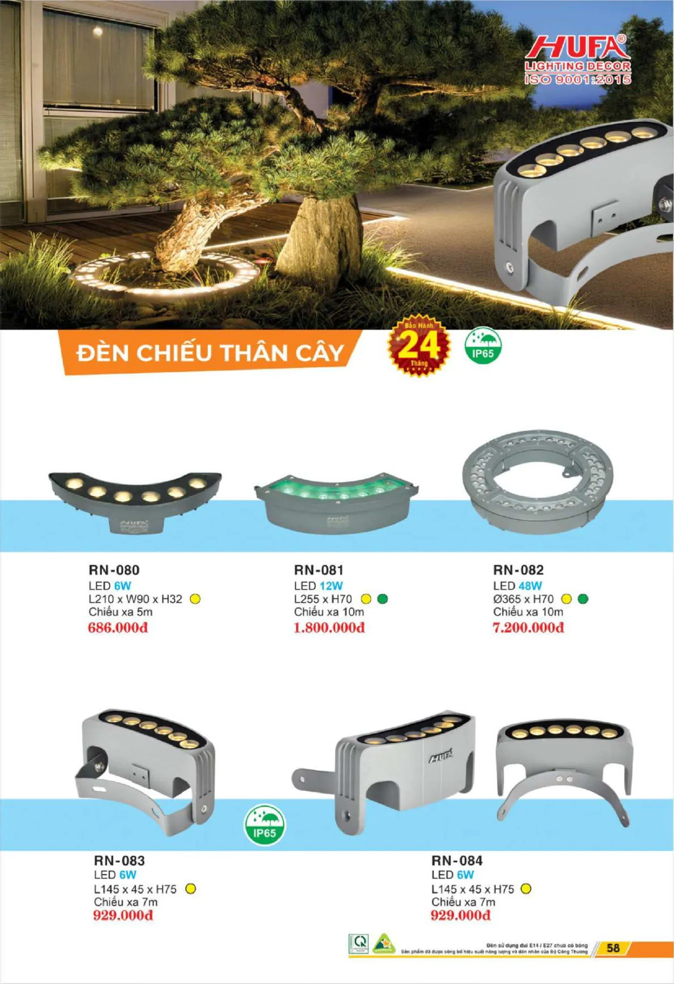 Bảng Giá Đèn Chiếu Sáng LED HUFA 2025 - Trang 59)