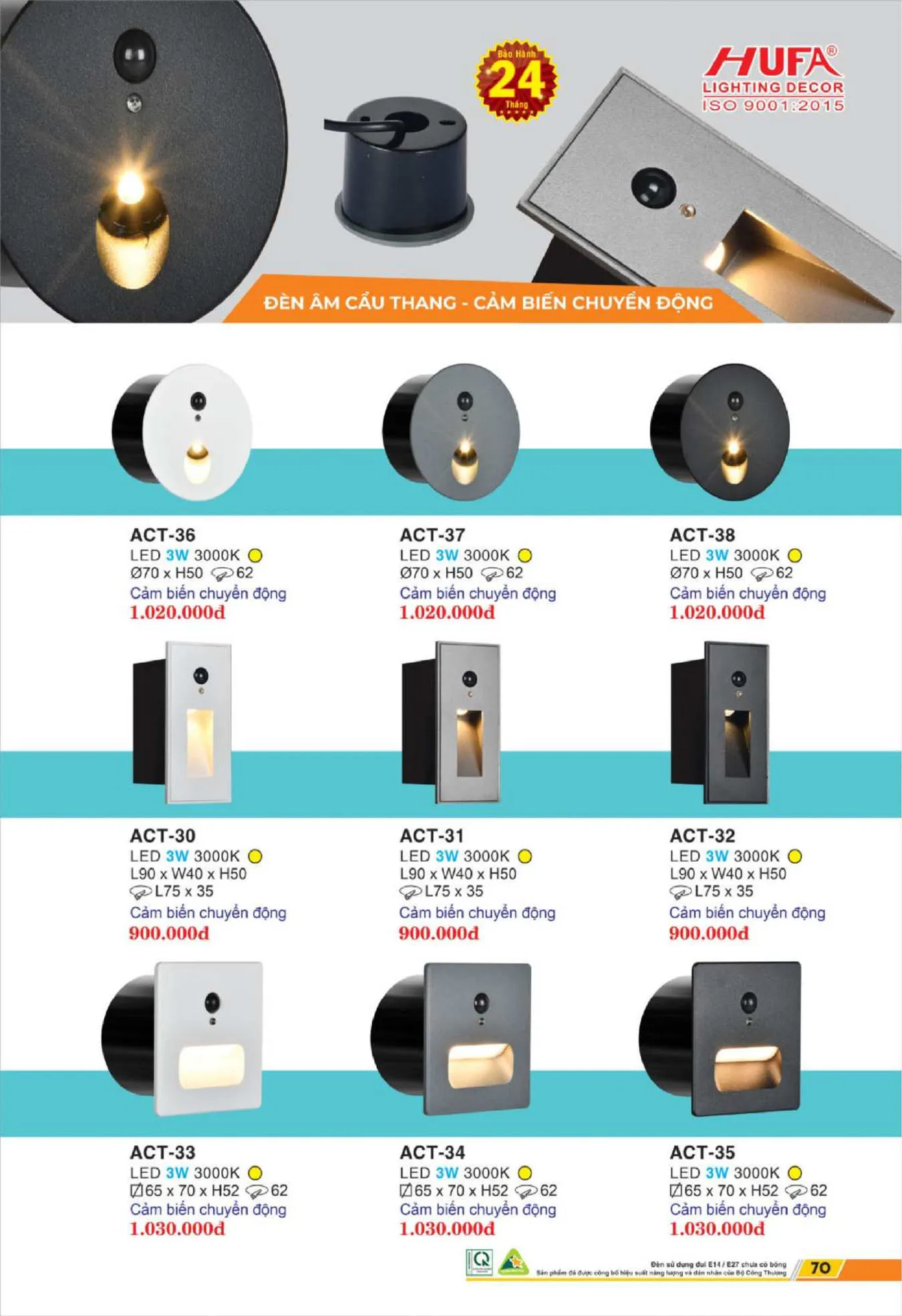 Bảng Giá Đèn Chiếu Sáng LED HUFA 2025 - Trang 71)