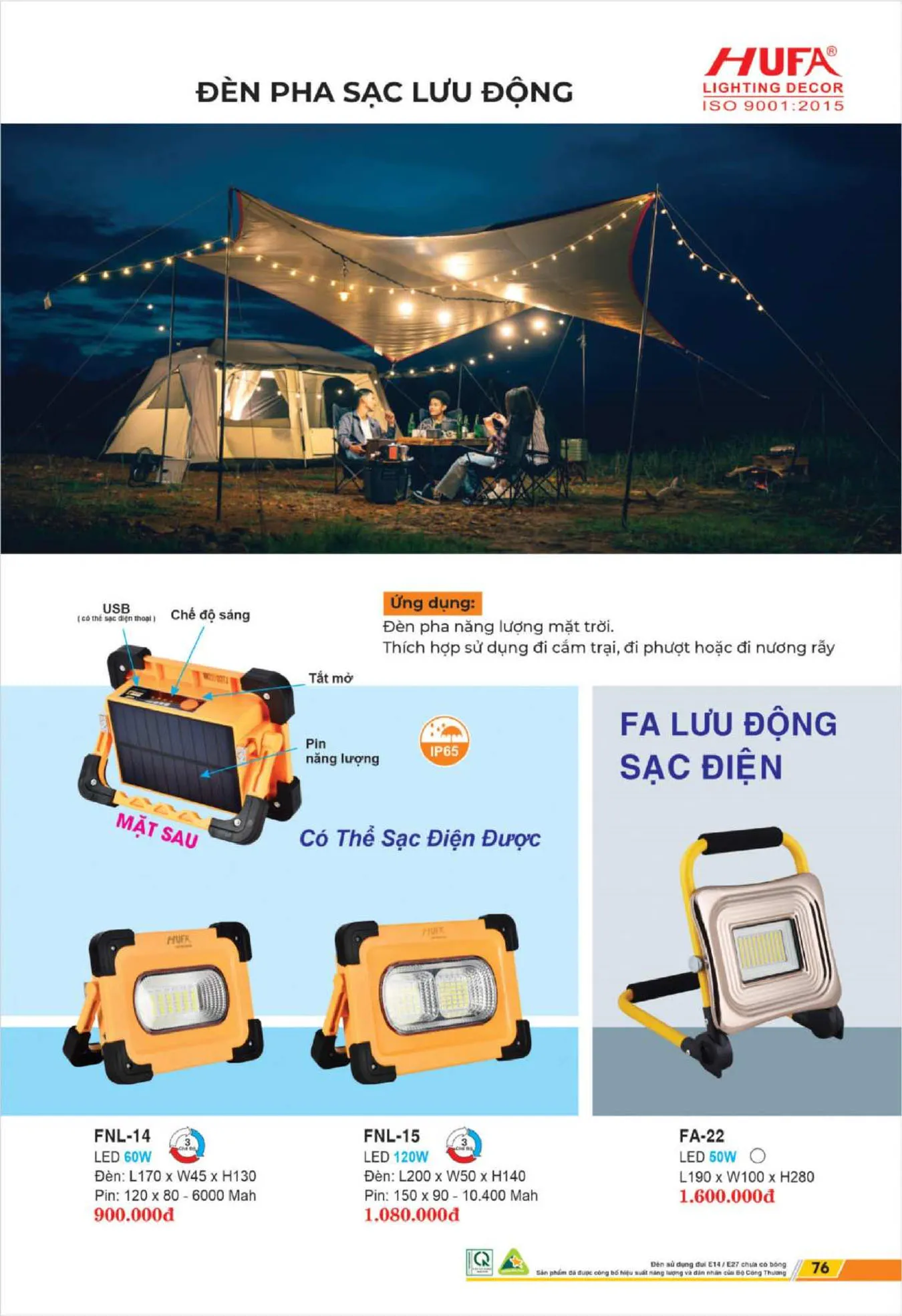 Bảng Giá Đèn Chiếu Sáng LED HUFA 2025 - Trang 78)