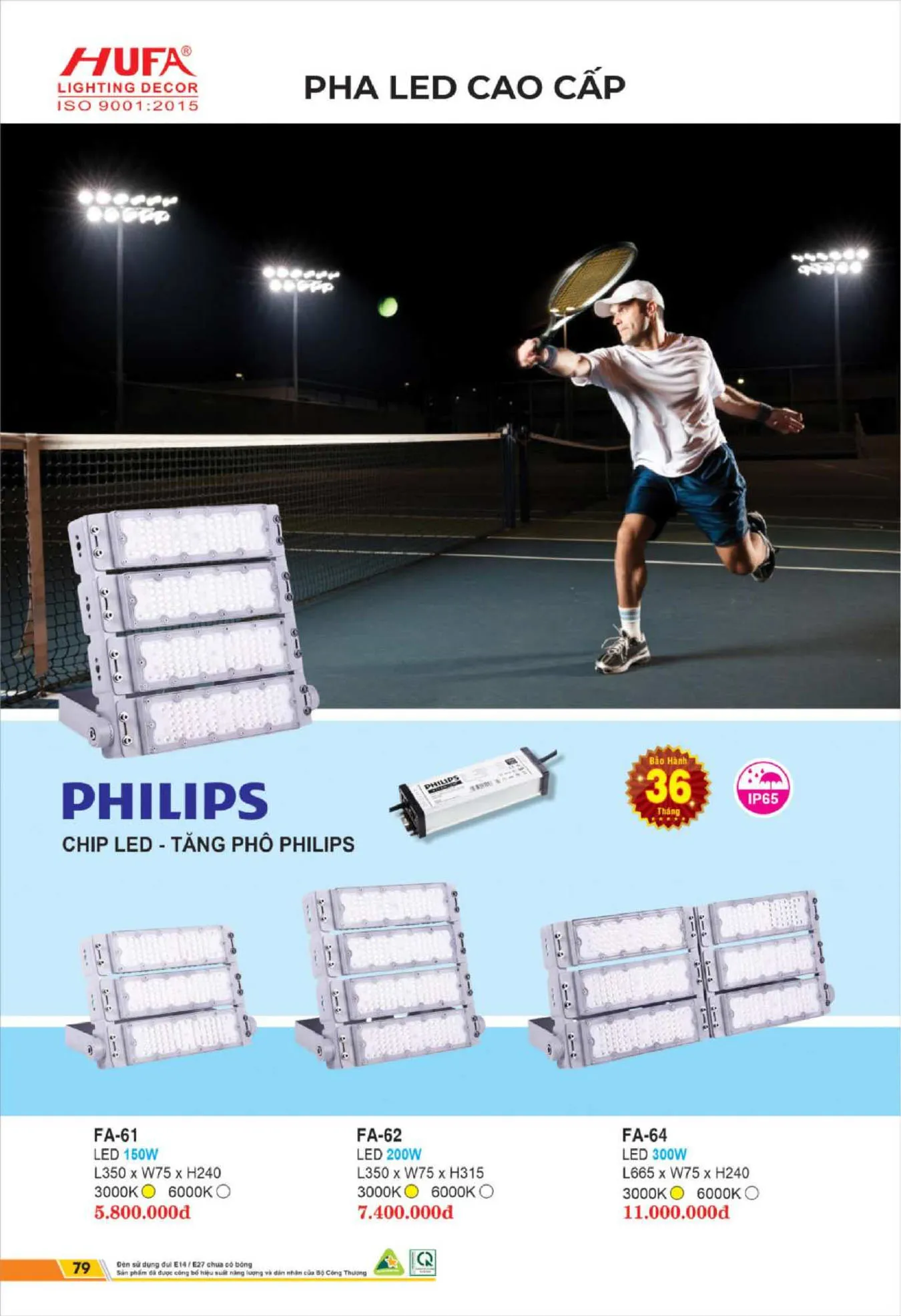 Bảng Giá Đèn Chiếu Sáng LED HUFA 2025 - Trang 81)