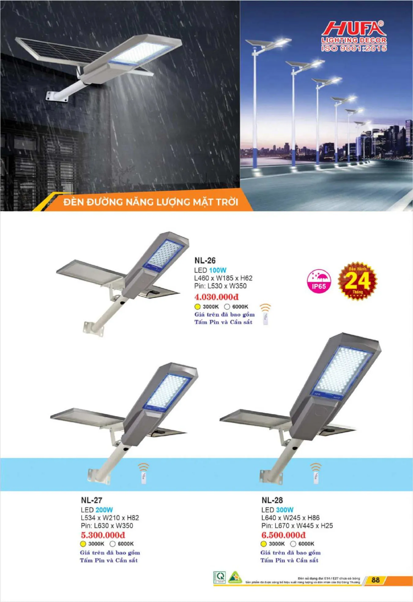 Bảng Giá Đèn Chiếu Sáng LED HUFA 2025 - Trang 90)