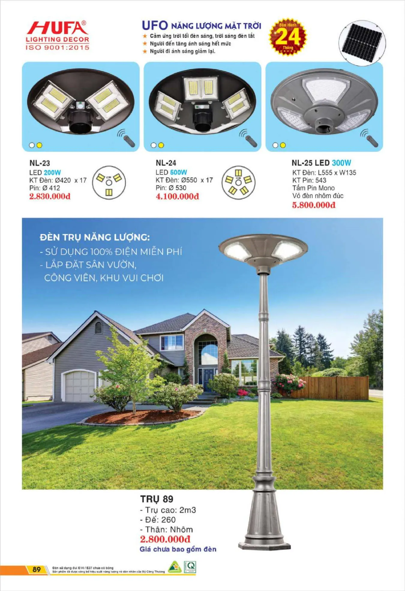Bảng Giá Đèn Chiếu Sáng LED HUFA 2025 - Trang 91)
