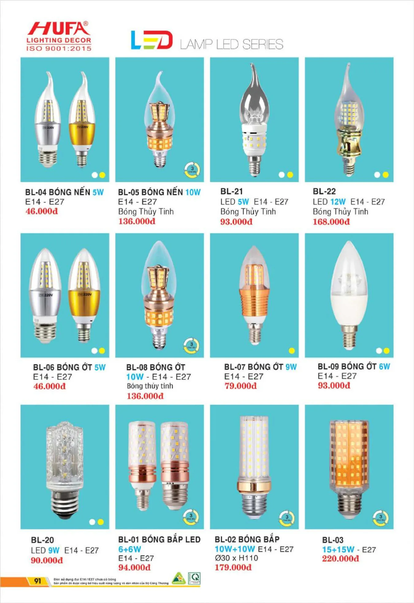 Bảng Giá Đèn Chiếu Sáng LED HUFA 2025 - Trang 93)
