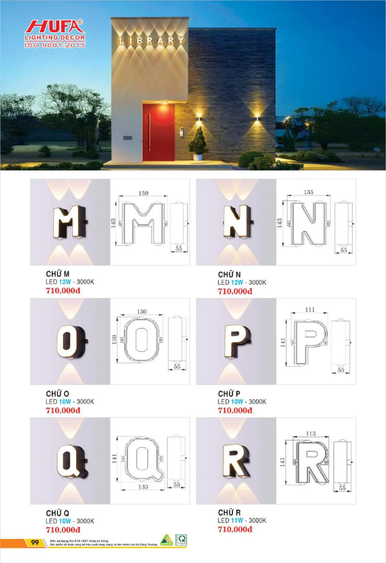Bảng Giá Đèn Chiếu Sáng LED HUFA 2025 - Trang 101)