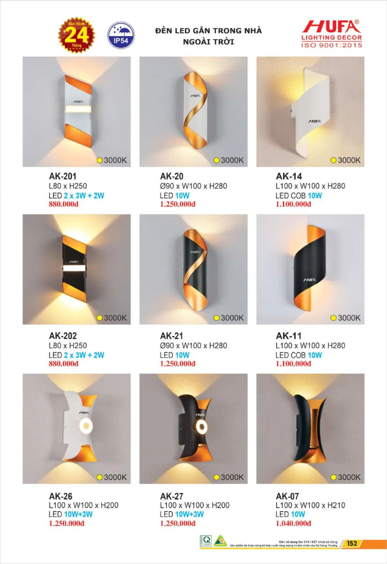 Bảng Giá Đèn Chiếu Sáng LED HUFA 2025 - Trang 154)