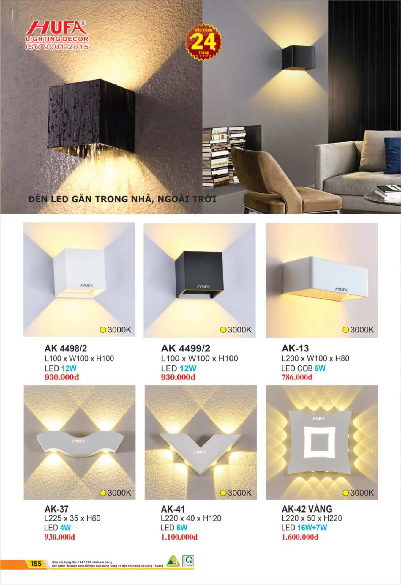 Bảng Giá Đèn Chiếu Sáng LED HUFA 2025 - Trang 157)