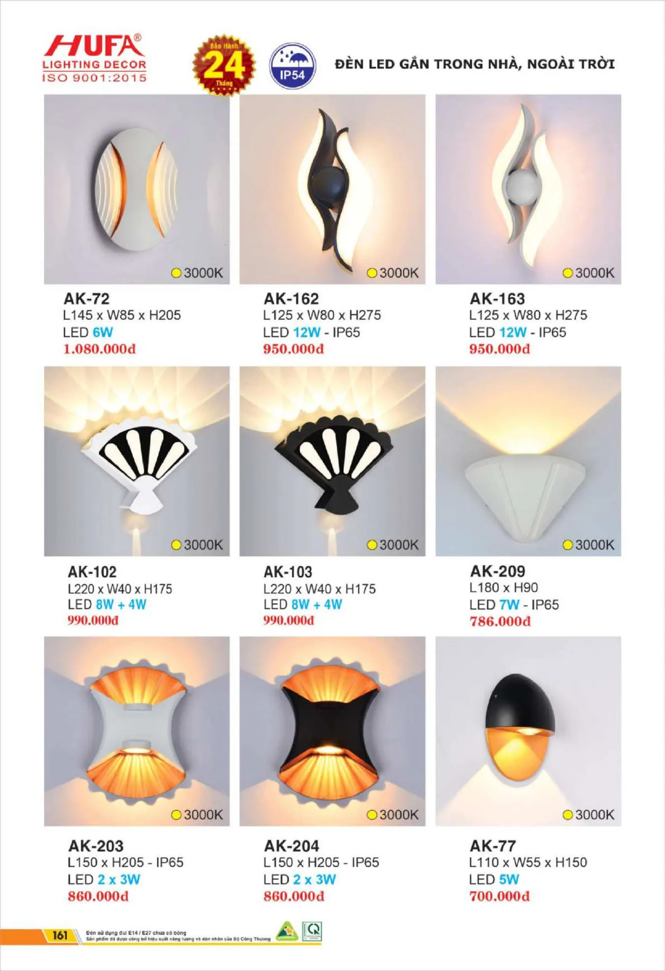 Bảng Giá Đèn Chiếu Sáng LED HUFA 2025 - Trang 163)