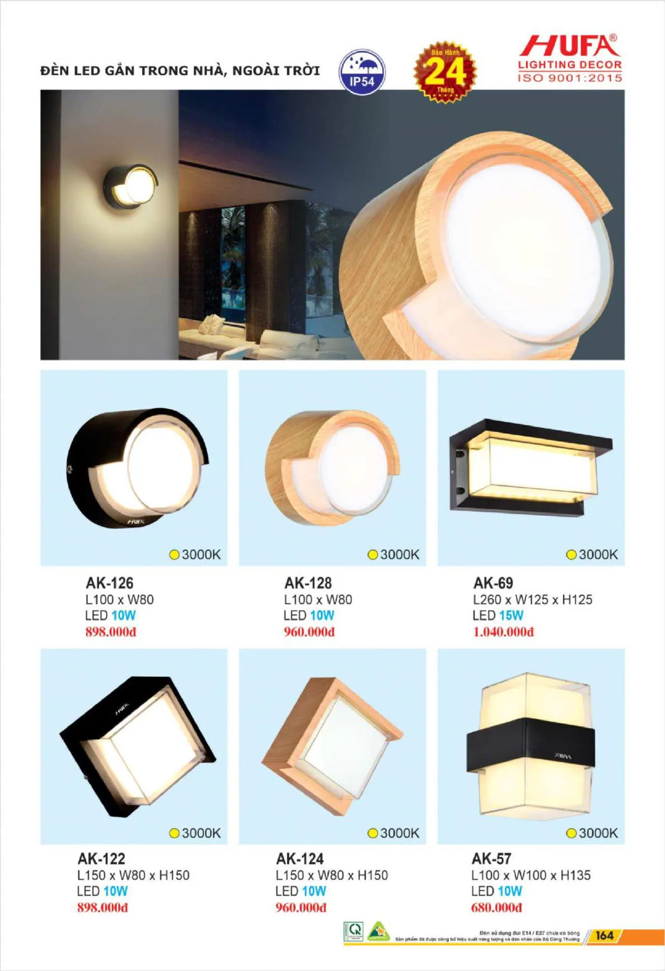 Bảng Giá Đèn Chiếu Sáng LED HUFA 2025 - Trang 166)