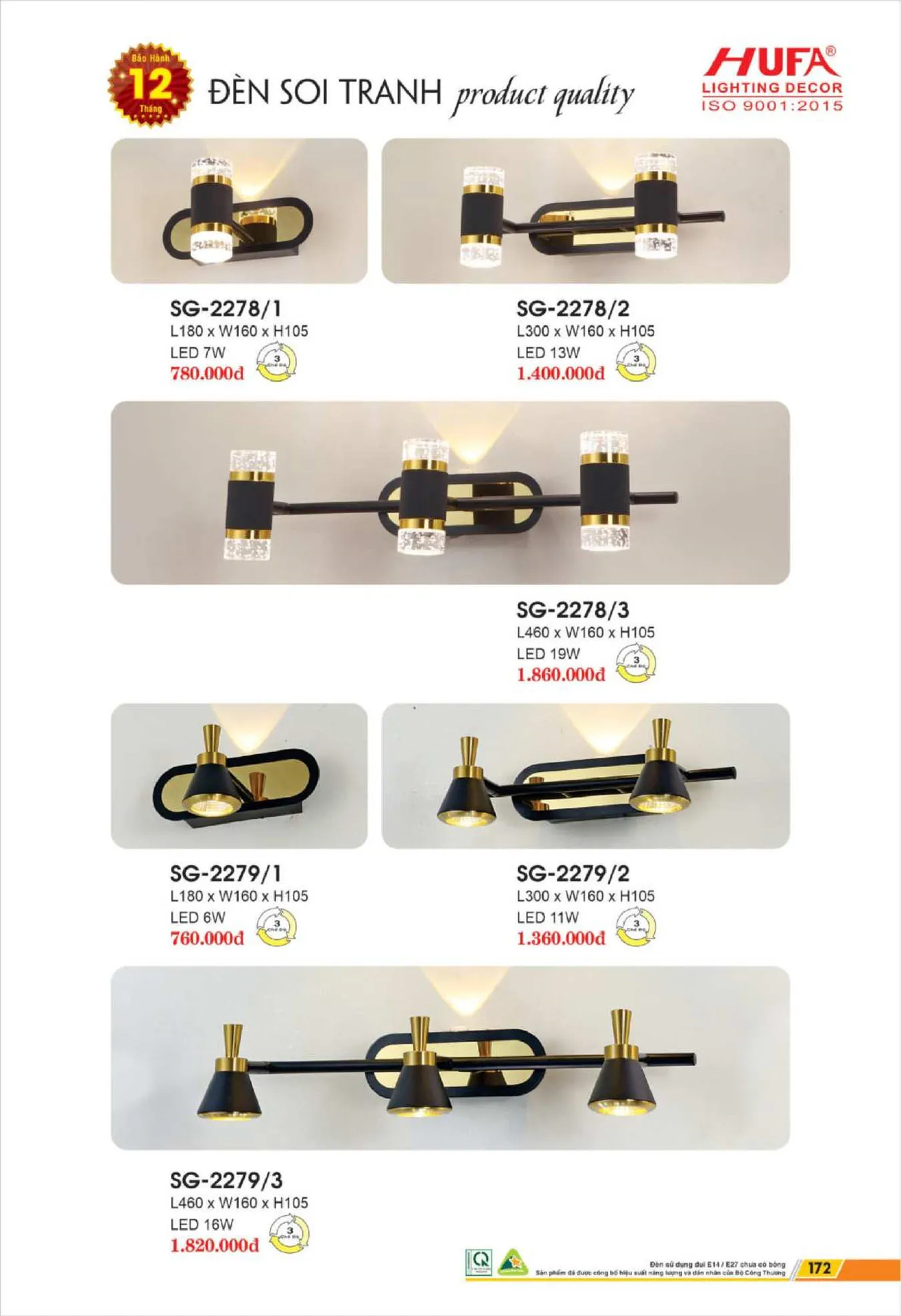 Bảng Giá Đèn Chiếu Sáng LED HUFA 2025 - Trang 174)