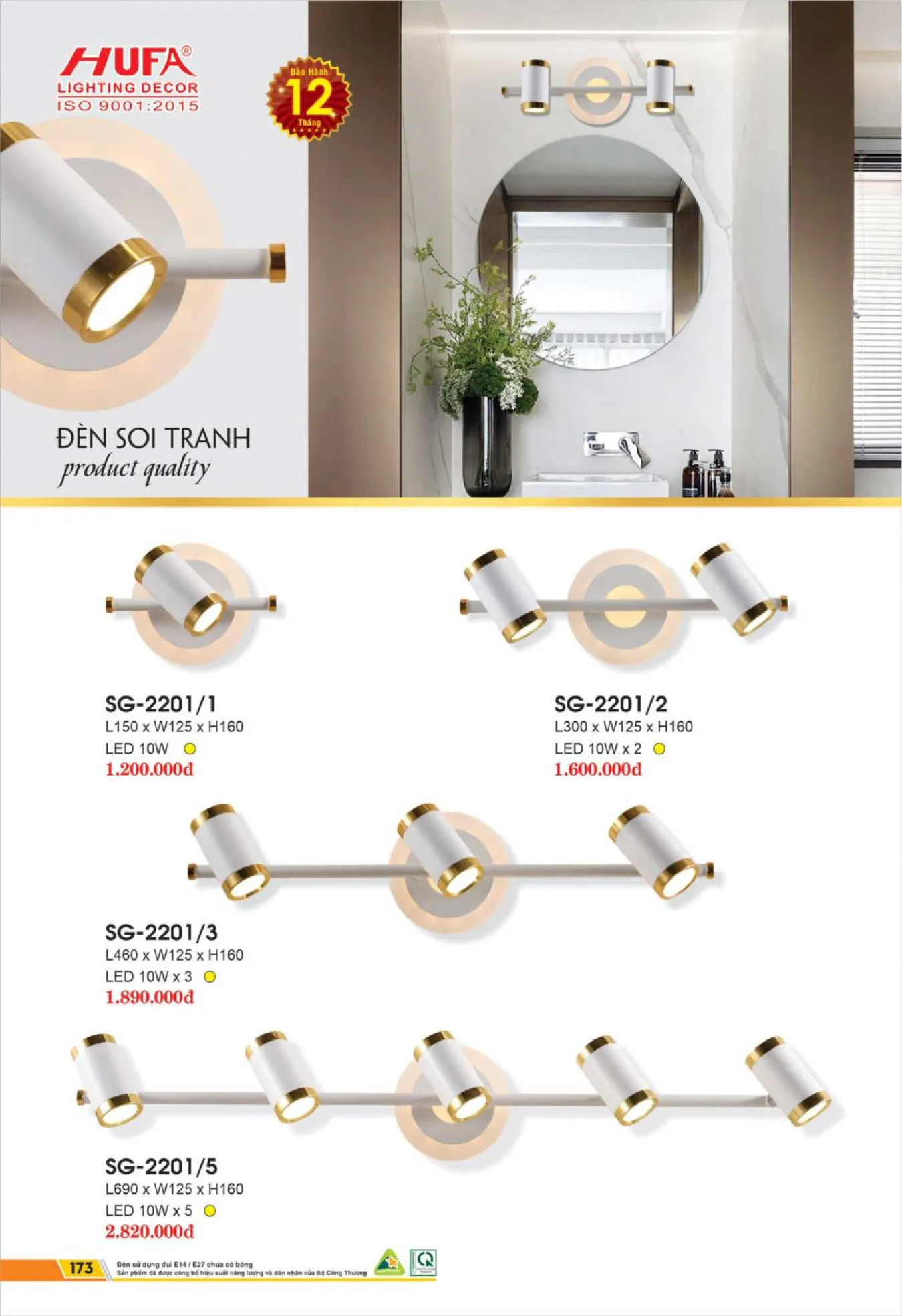 Bảng Giá Đèn Chiếu Sáng LED HUFA 2025 - Trang 175)