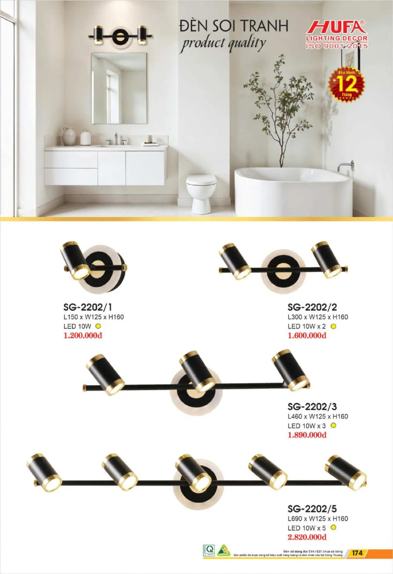 Bảng Giá Đèn Chiếu Sáng LED HUFA 2025 - Trang 176)