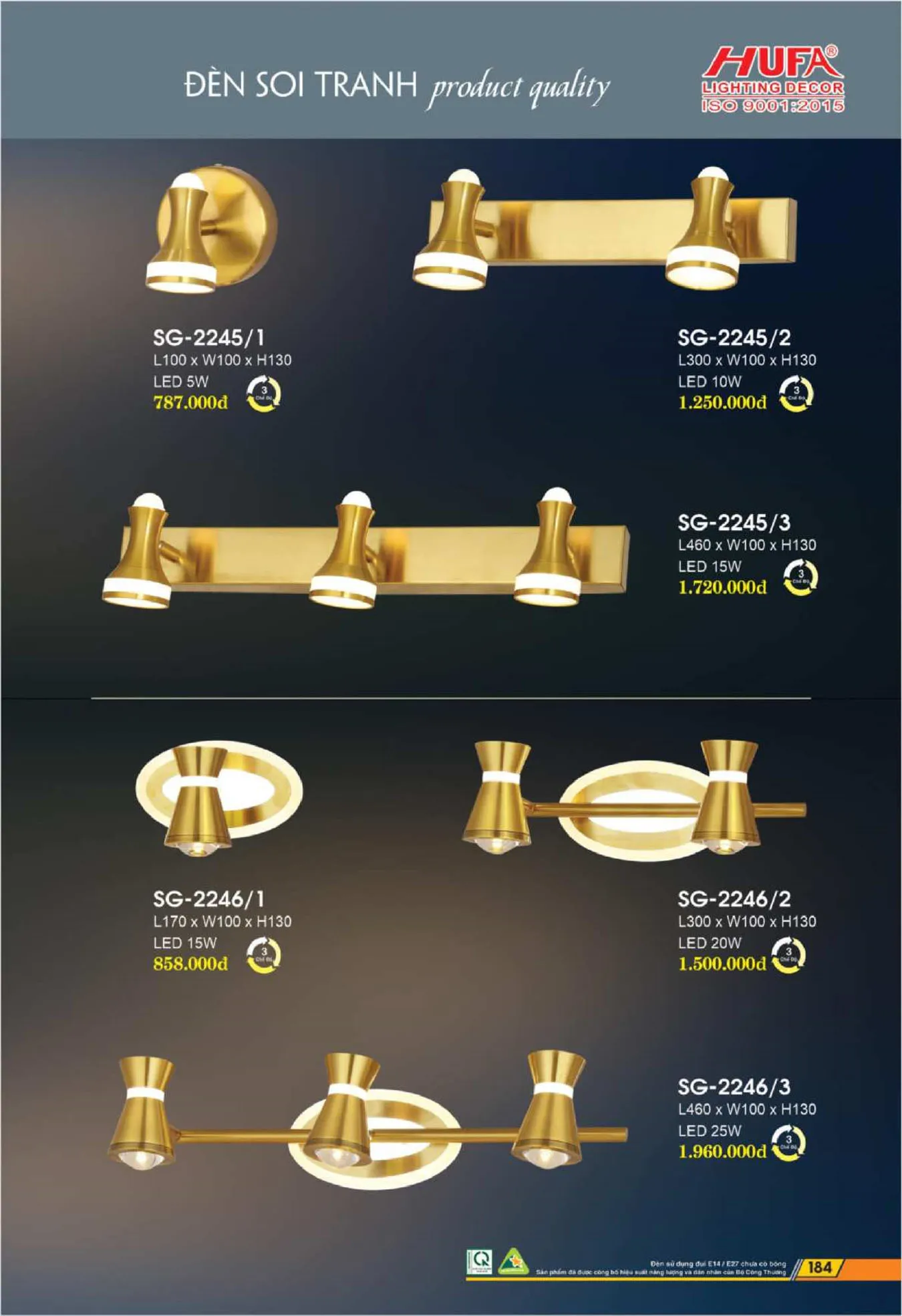 Bảng Giá Đèn Chiếu Sáng LED HUFA 2025 - Trang 186)
