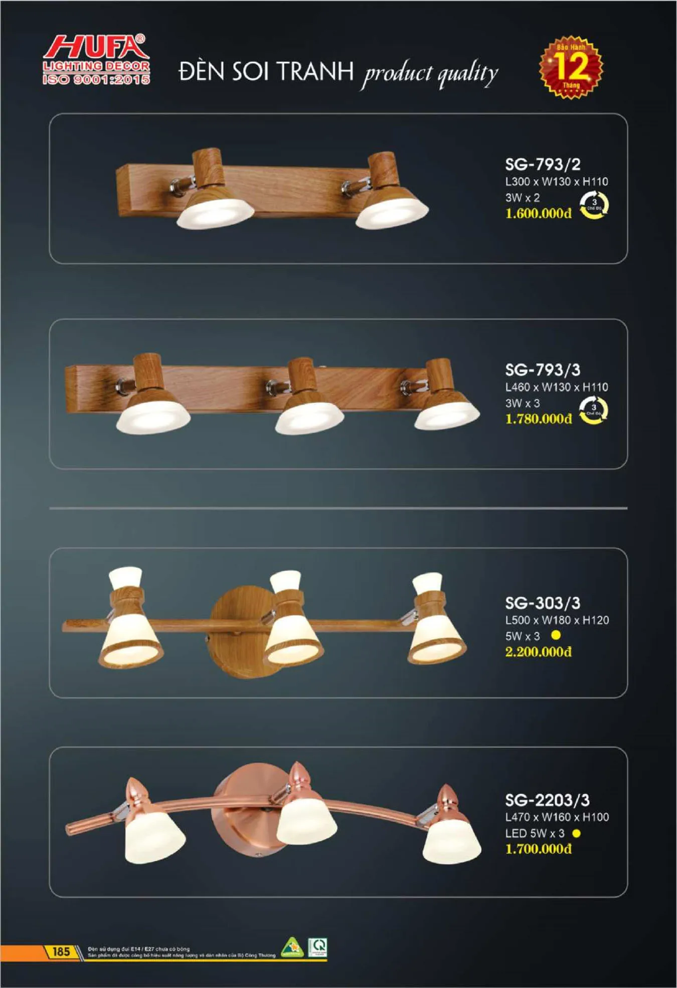 Bảng Giá Đèn Chiếu Sáng LED HUFA 2025 - Trang 187)