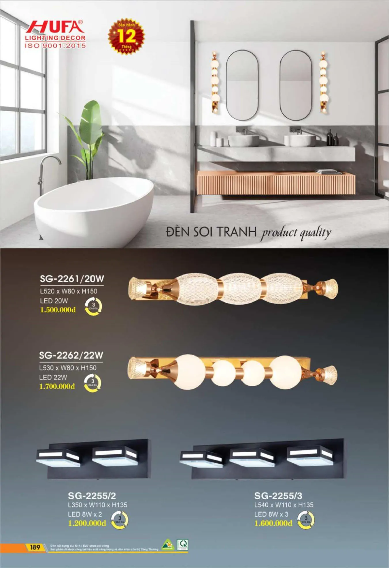 Bảng Giá Đèn Chiếu Sáng LED HUFA 2025 - Trang 191)