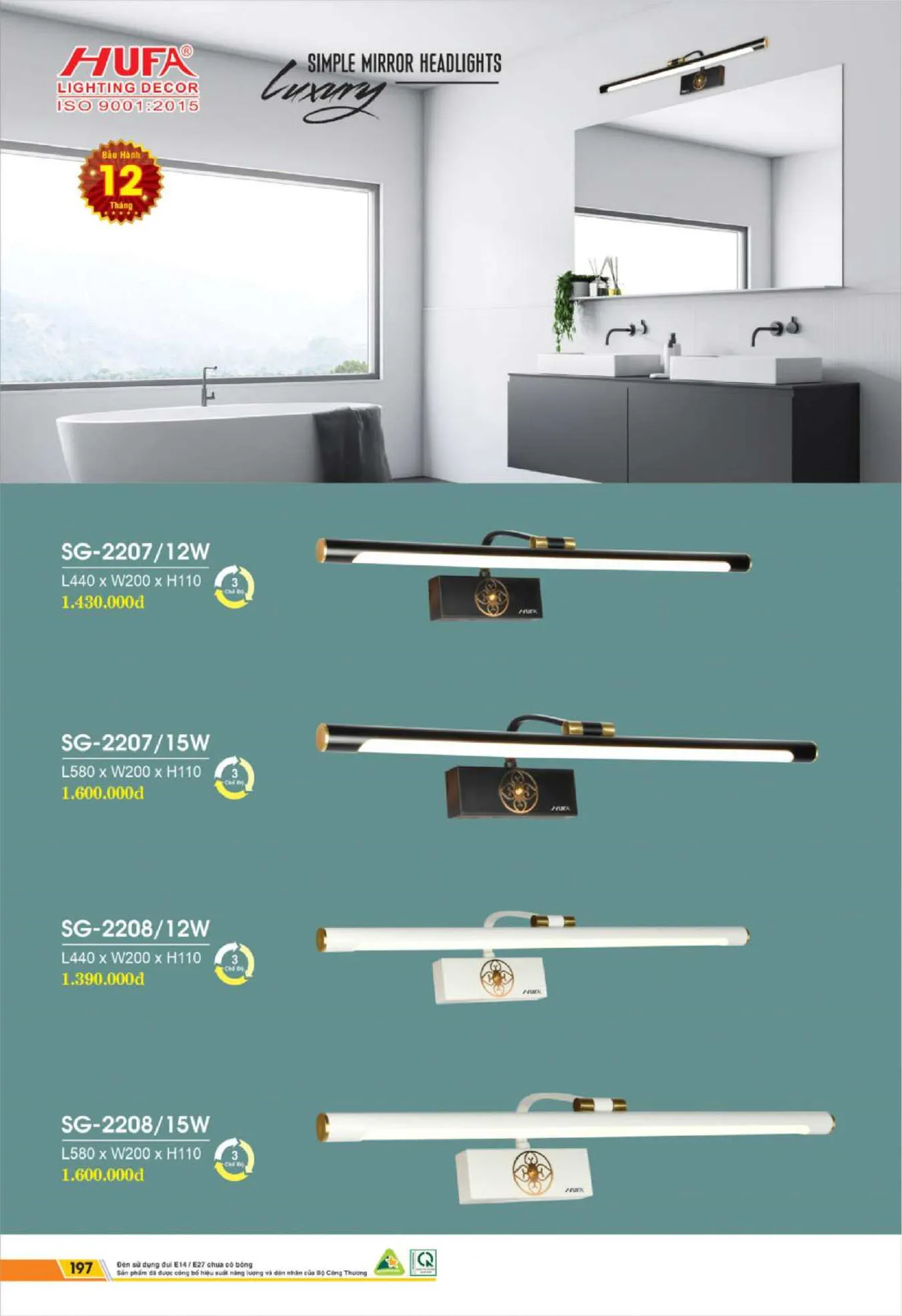 Bảng Giá Đèn Chiếu Sáng LED HUFA 2025 - Trang 199)