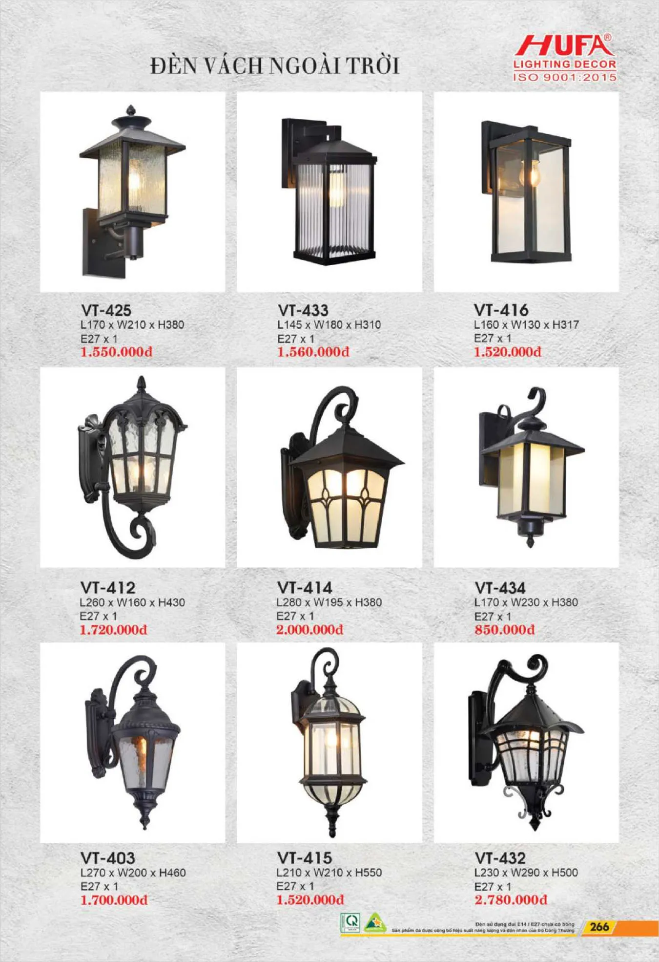 Bảng Giá Đèn Chiếu Sáng LED HUFA 2025 - Trang 268)