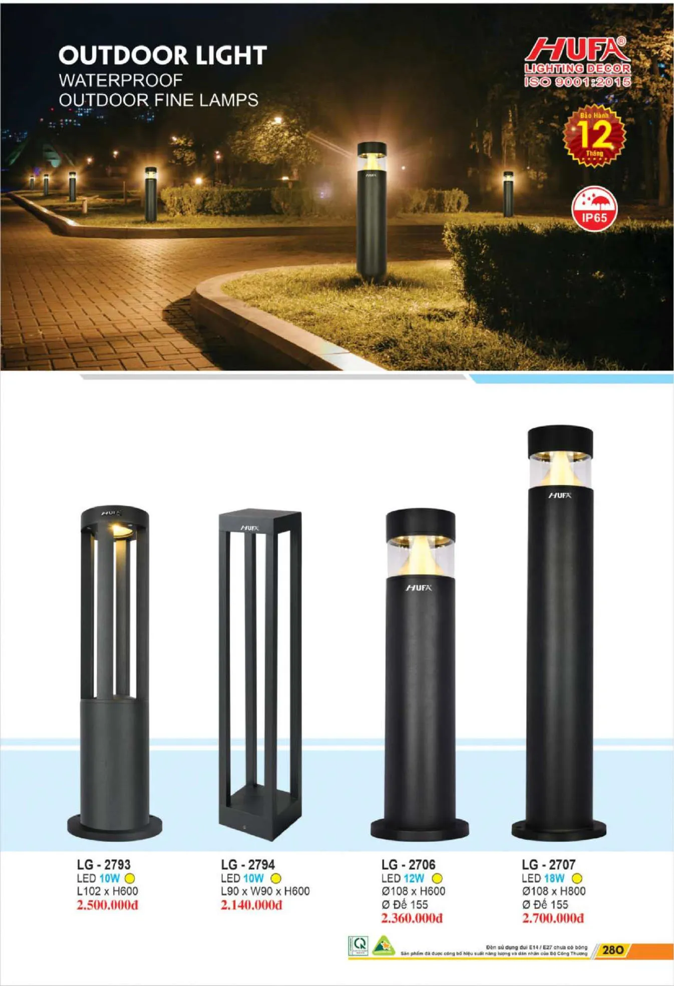 Bảng Giá Đèn Chiếu Sáng LED HUFA 2025 - Trang 282)