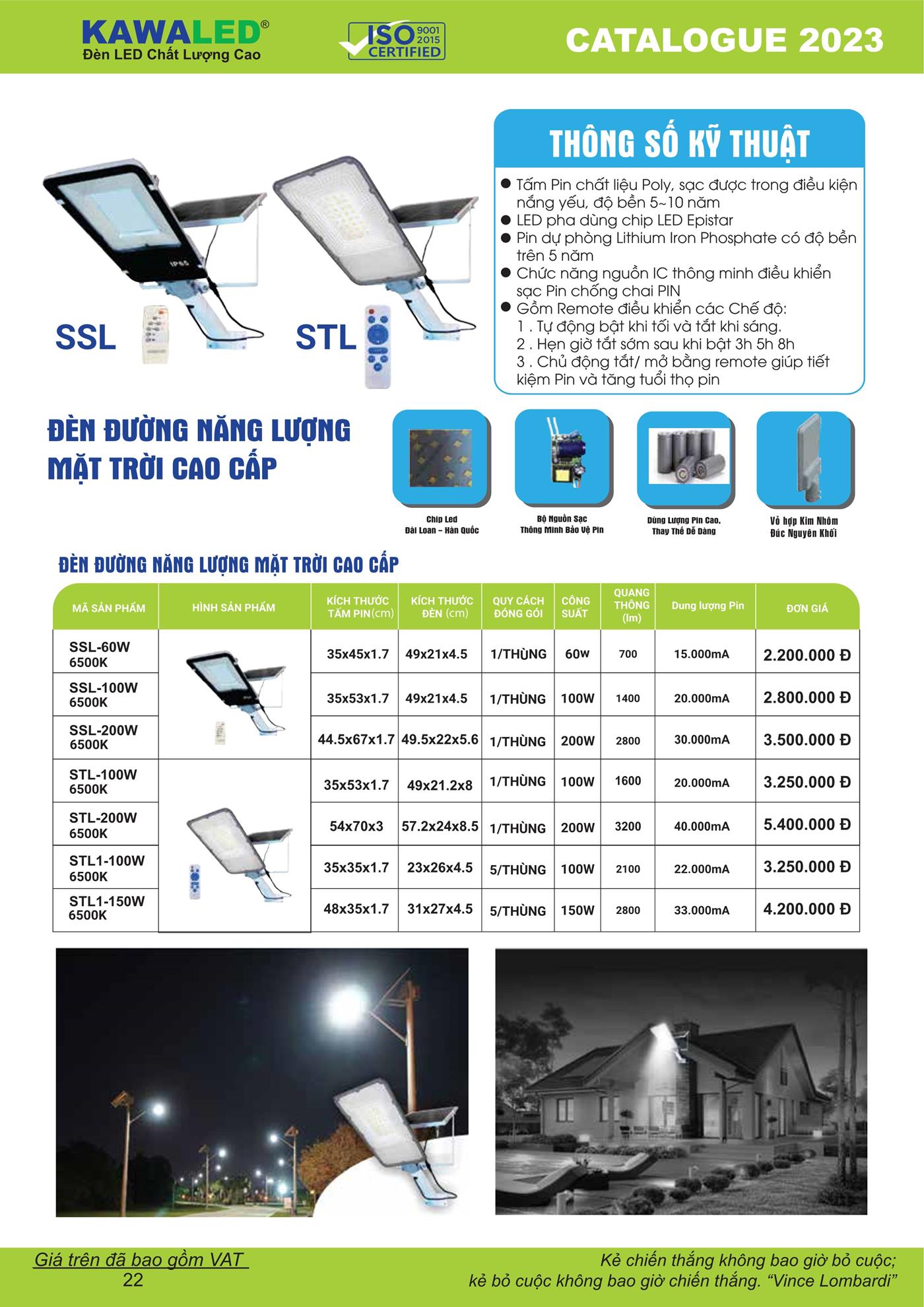 Bảng Giá Đèn LED KAWALED 2023 - Trang 23)