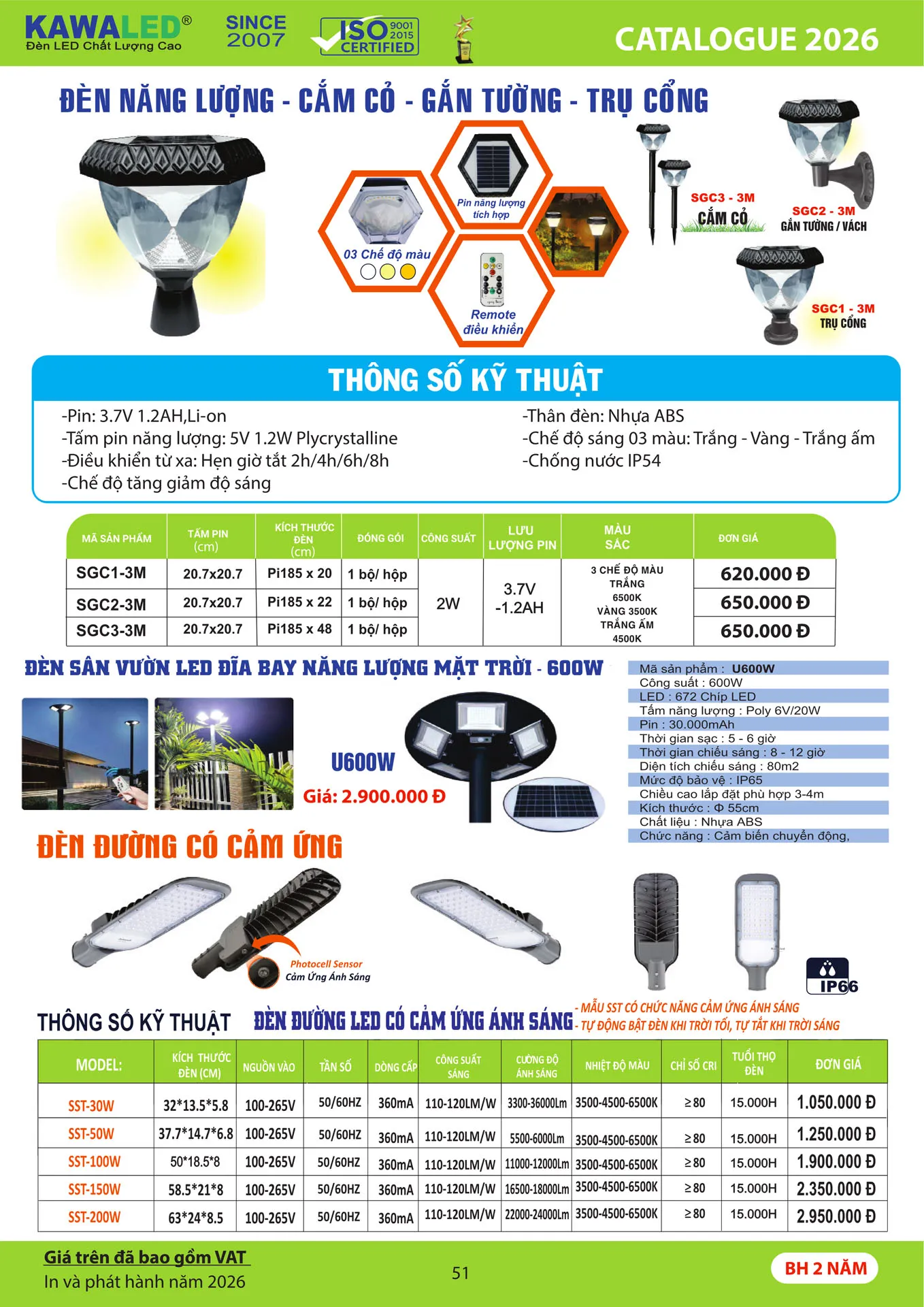 Catalogue Bảng Giá Kawasan 2026 mới nhất - Trang 54)