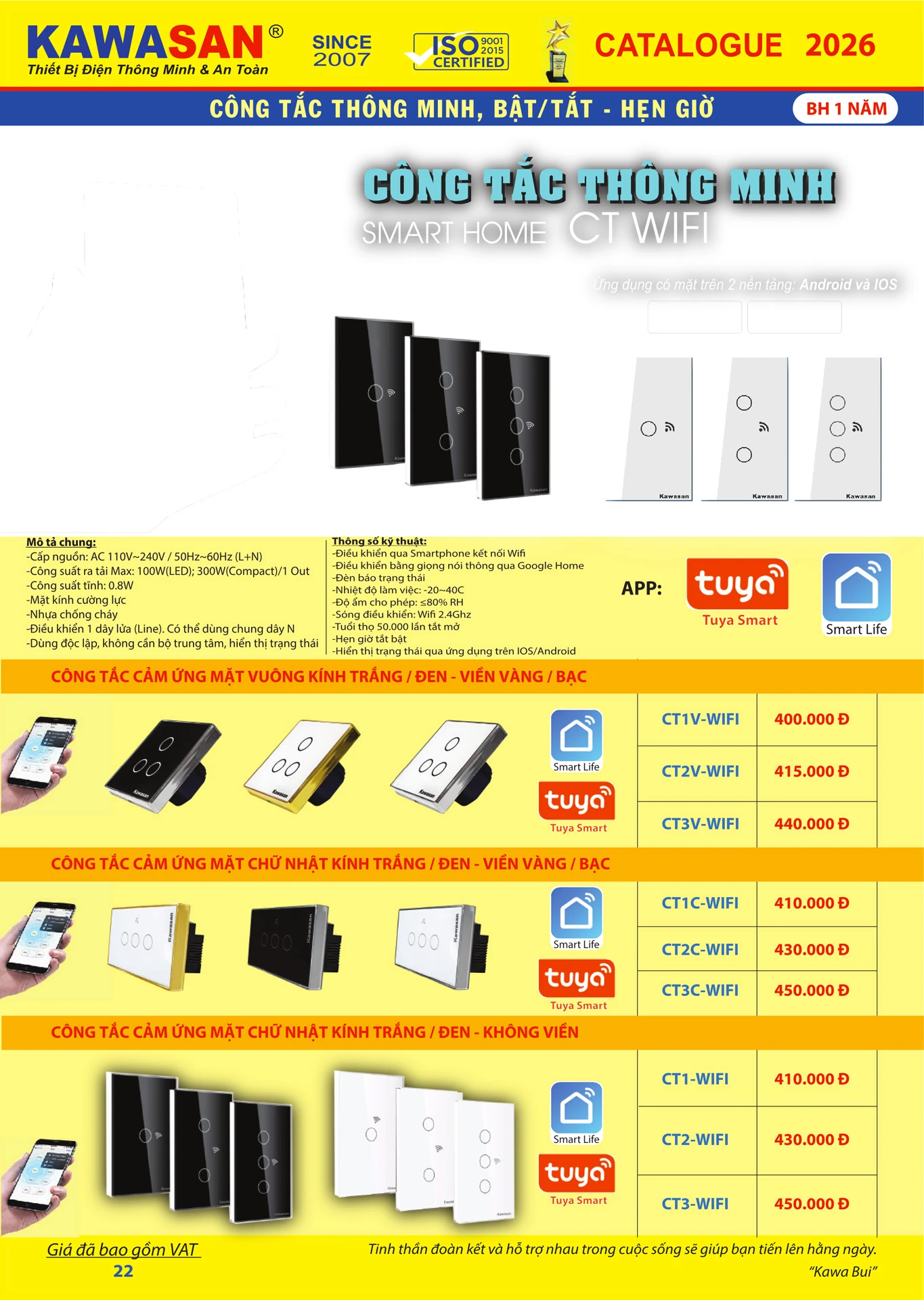 Catalogue Bảng Giá Kawasan 2026 mới nhất - Trang 25)