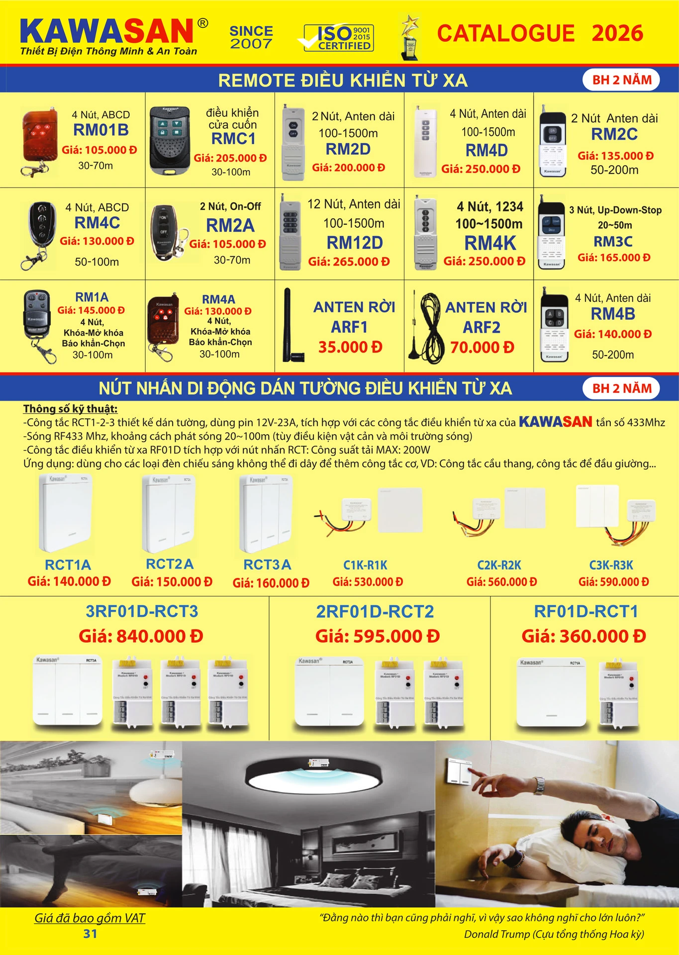 Catalogue Bảng Giá Kawasan 2026 mới nhất - Trang 34)