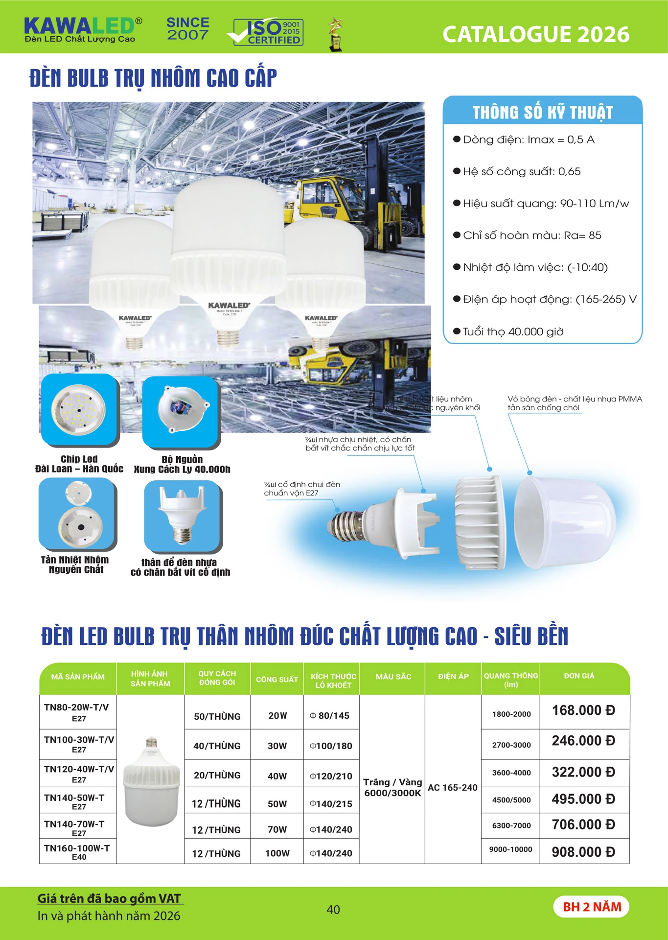 Catalogue Bảng Giá Kawasan 2026 mới nhất - Trang 43)