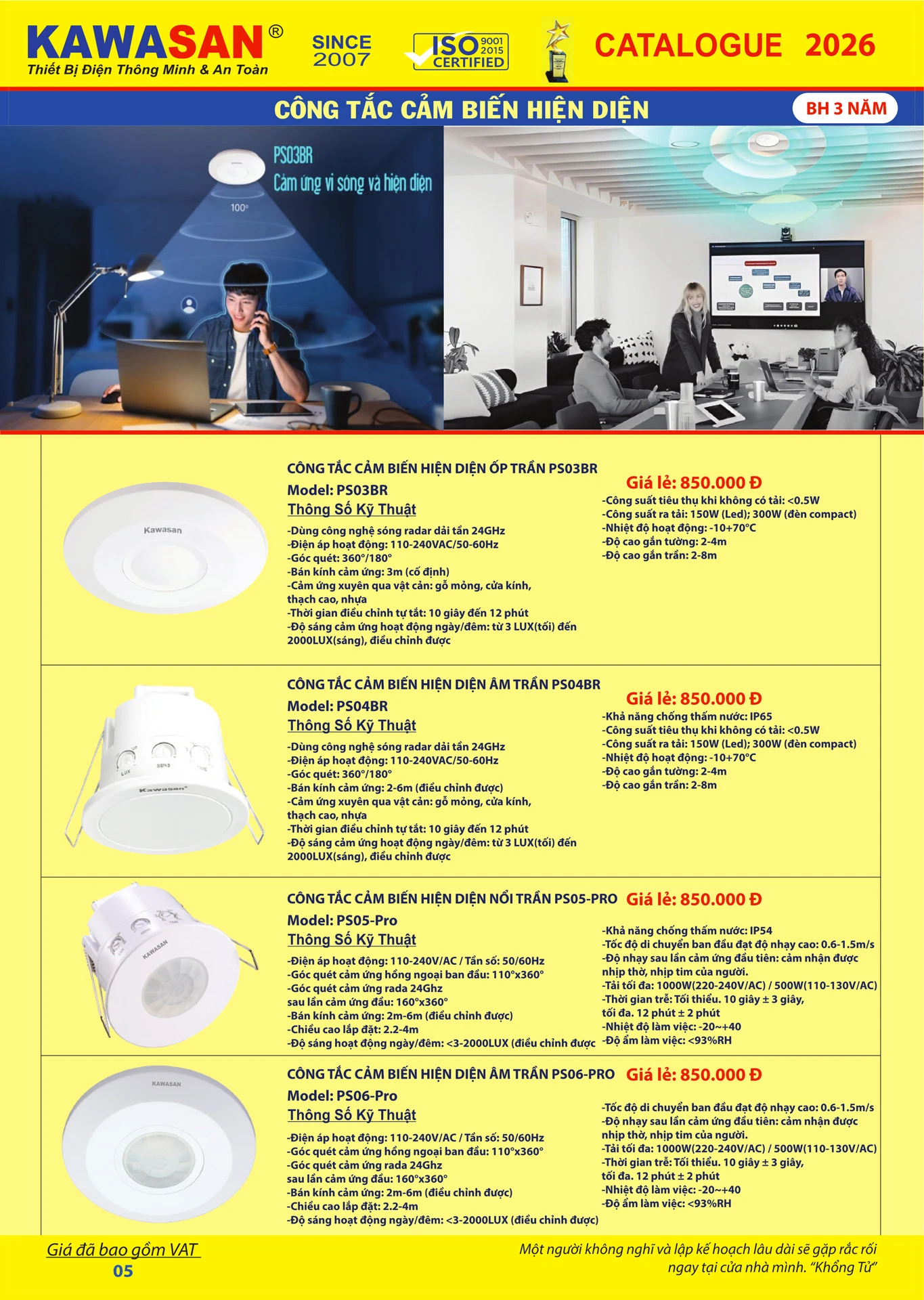 Catalogue Bảng Giá Kawasan 2026 mới nhất - Trang 8)