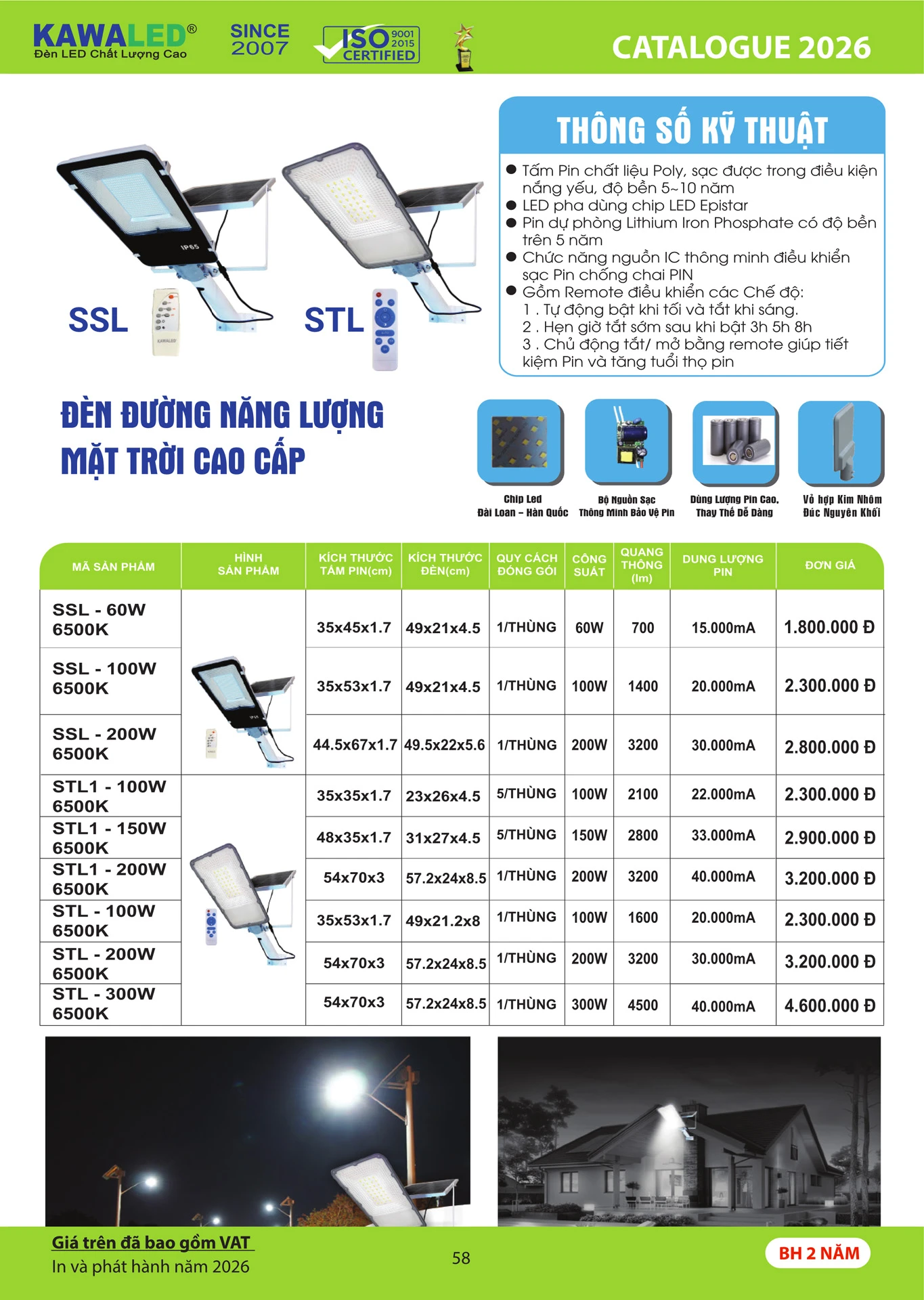 Catalogue Bảng Giá Kawasan 2026 mới nhất - Trang 61)
