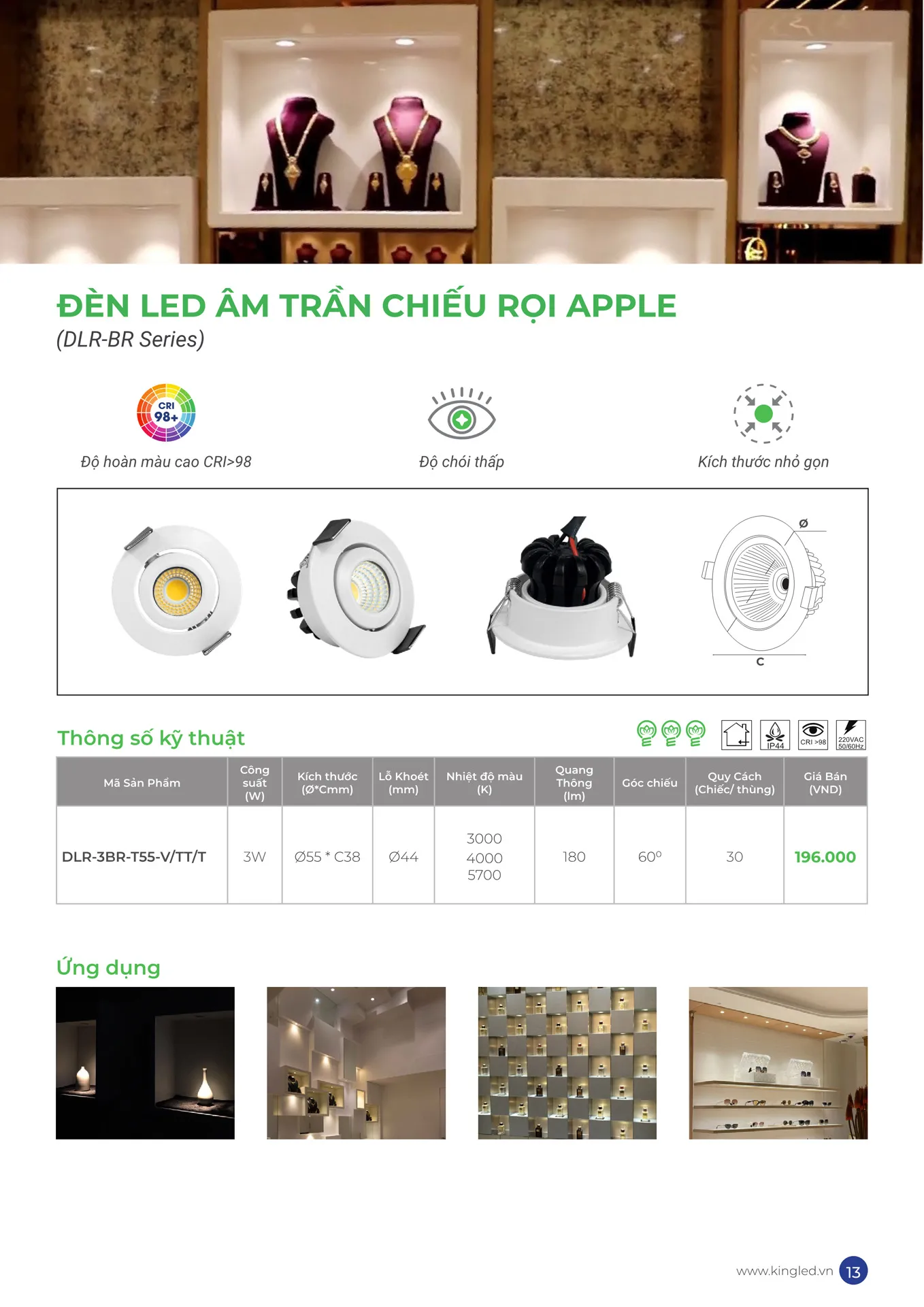 Catalogue Đèn KINGLED & KINGECO 2026 - Trang 13)
