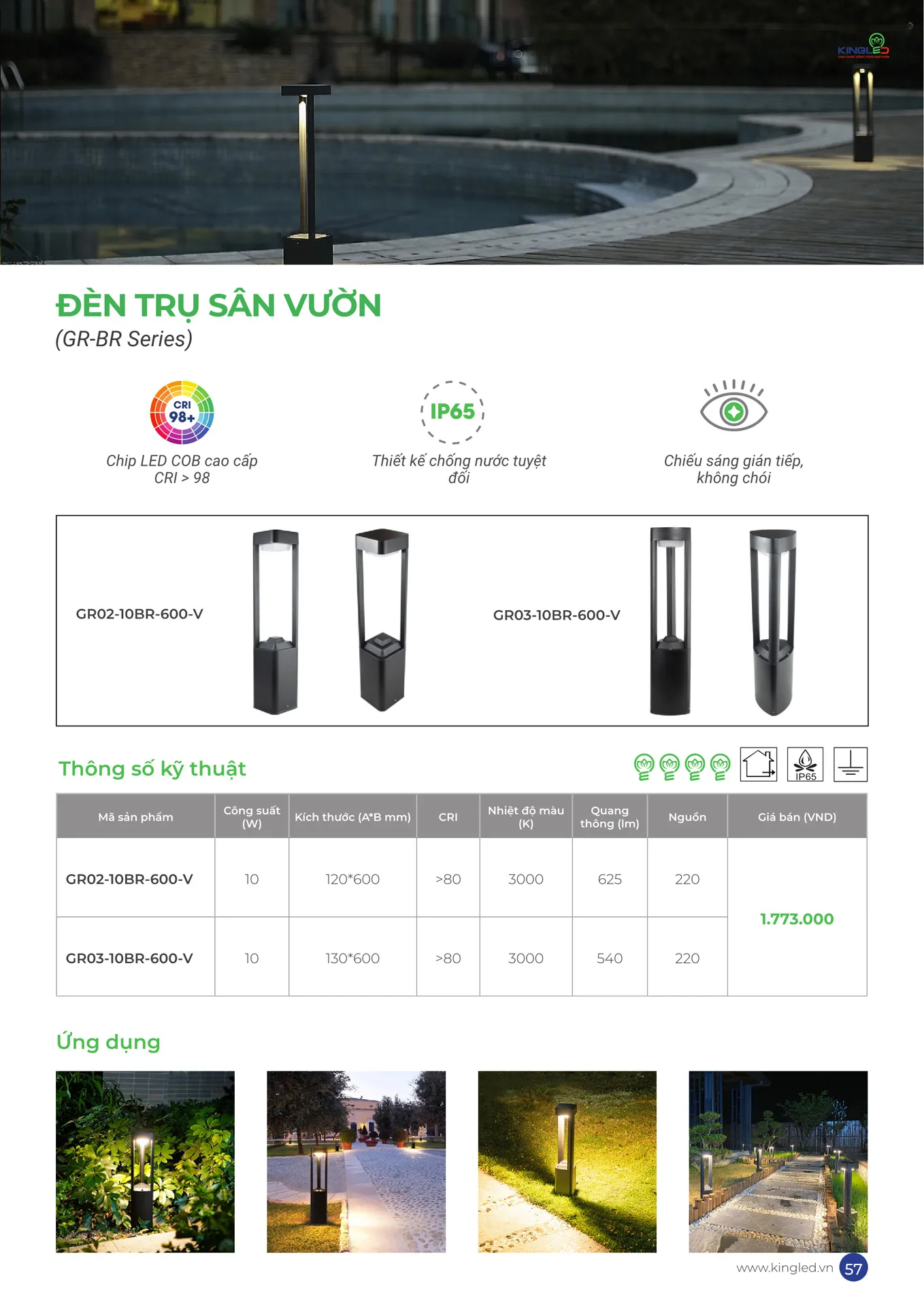 Catalogue Đèn KINGLED & KINGECO 2026 - Trang 57)