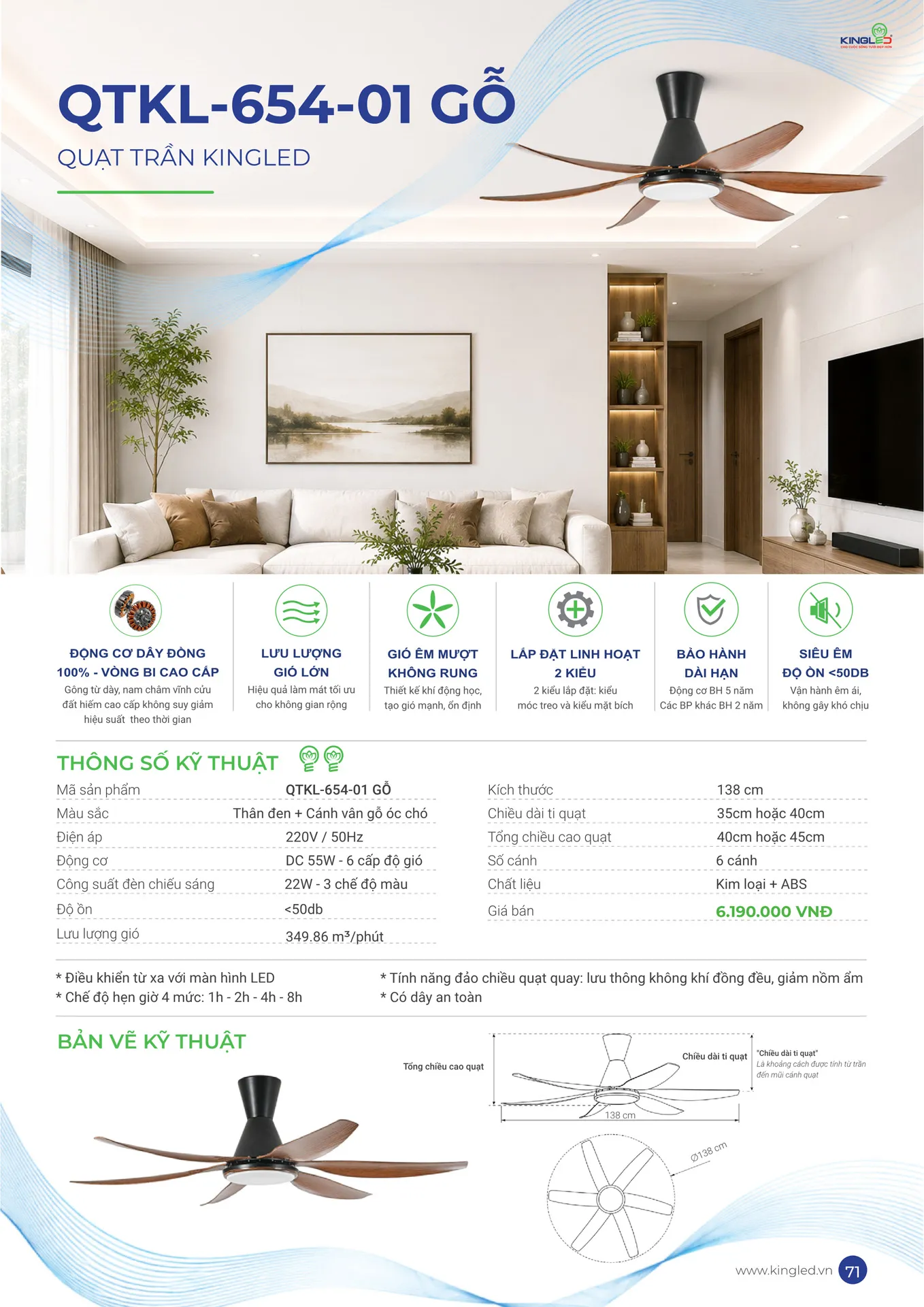 Catalogue Đèn KINGLED & KINGECO 2026 - Trang 71)