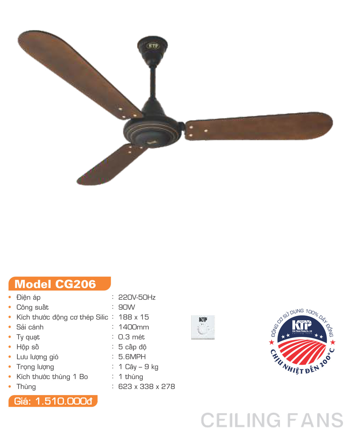 Catalogue Quạt trang trí Kim Thuận Phong 2023 - Trang 31)