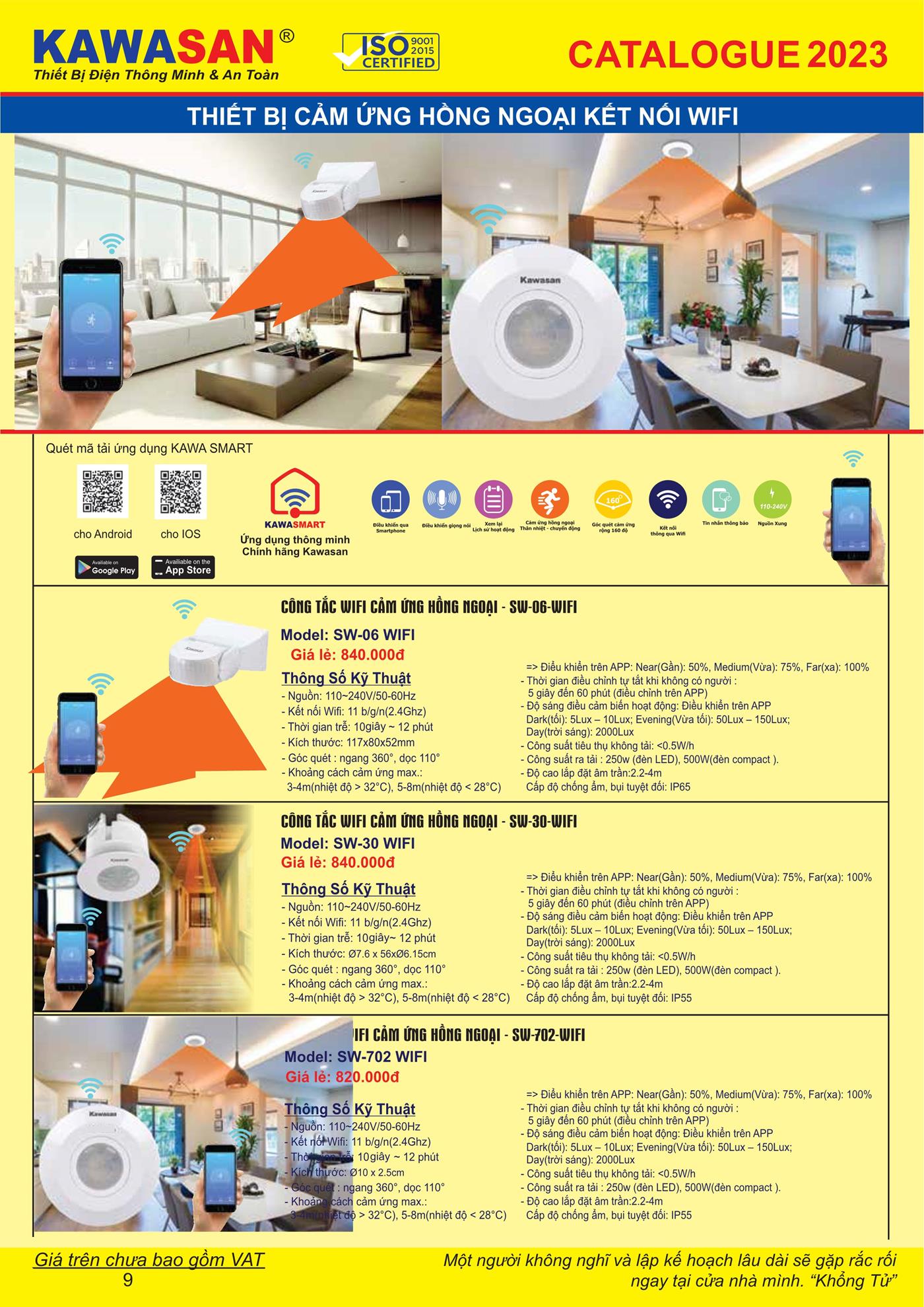 Catalogue Bảng Giá Kawasan 2023 mới nhất - Trang 11)