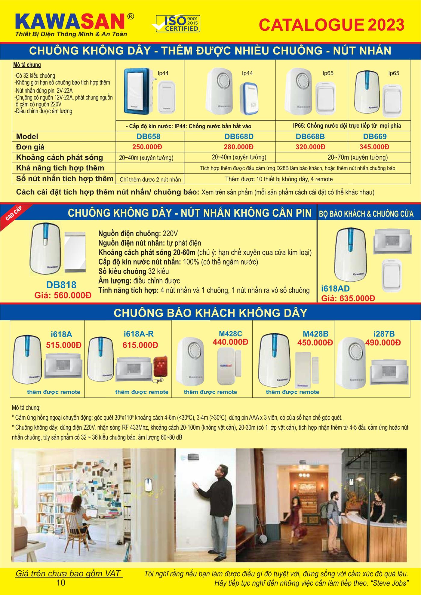 Catalogue Bảng Giá Kawasan 2023 mới nhất - Trang 12)
