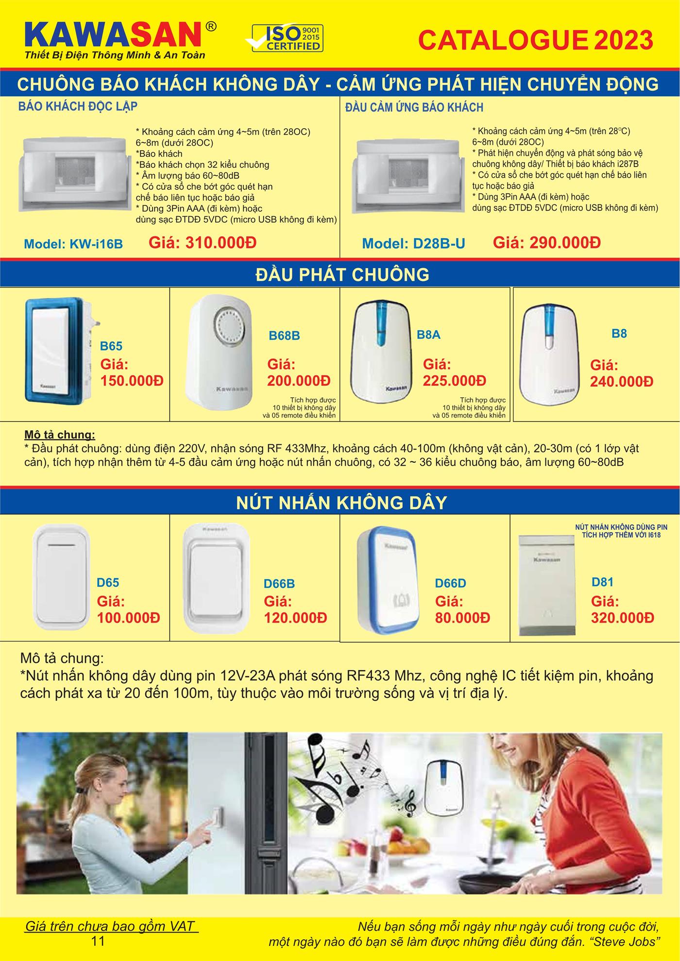 Catalogue Bảng Giá Kawasan 2023 mới nhất - Trang 13)
