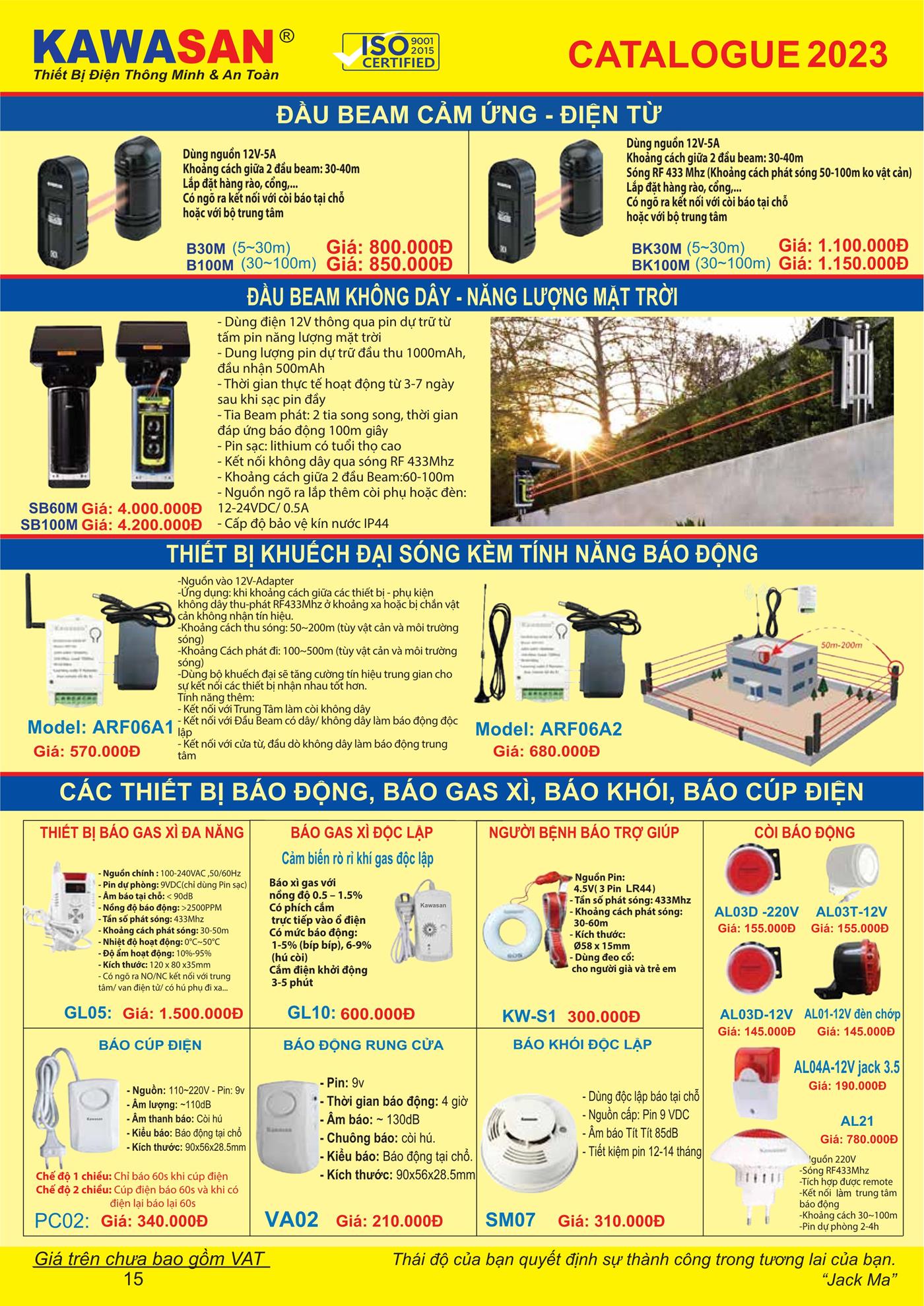 Catalogue Bảng Giá Kawasan 2023 mới nhất - Trang 17)