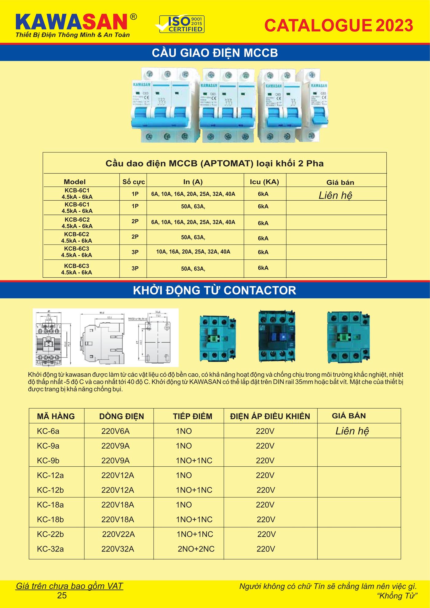 Catalogue Bảng Giá Kawasan 2023 mới nhất - Trang 27)
